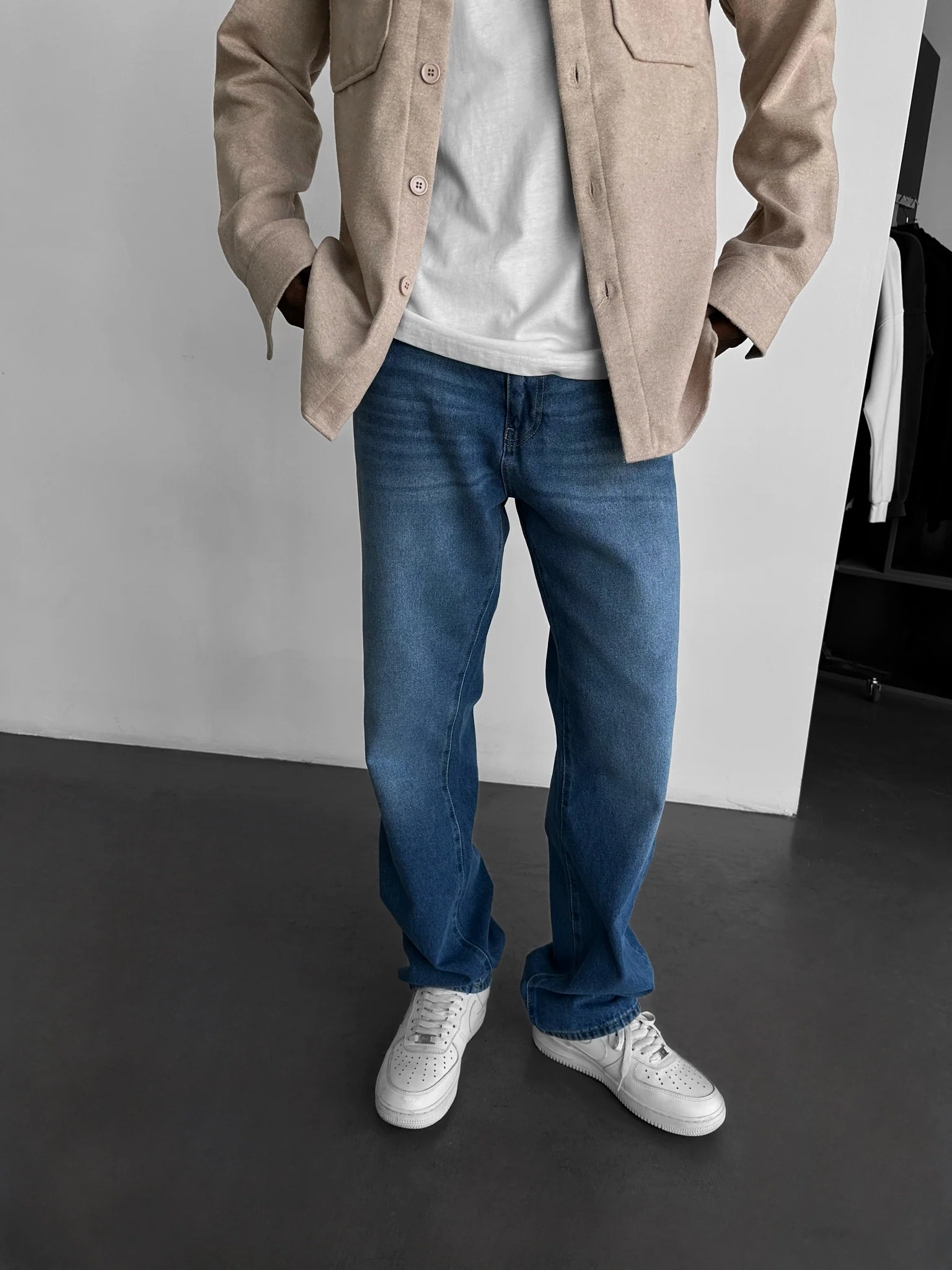 Baggy Fit Jeans - Blue - Image 2