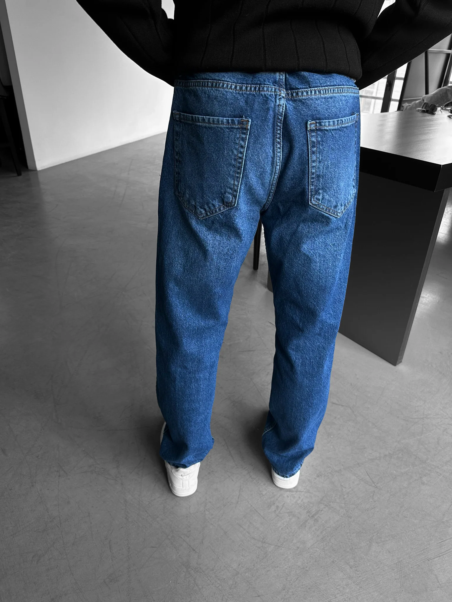 Baggy Jeans - Dark Blue - Image 3