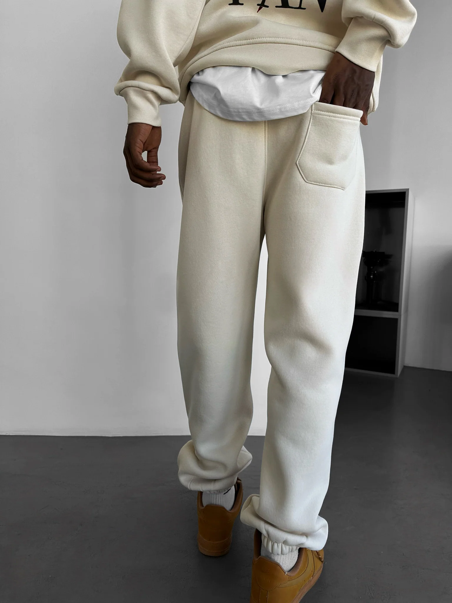 Basic Jogger - Beige - Image 3