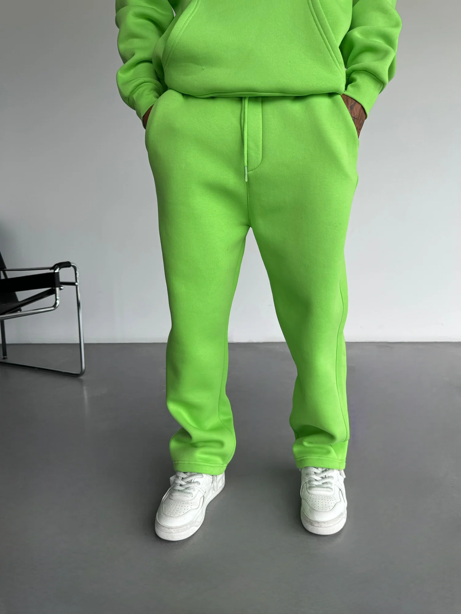 Basic Trousers - Neon Slime - Image 2