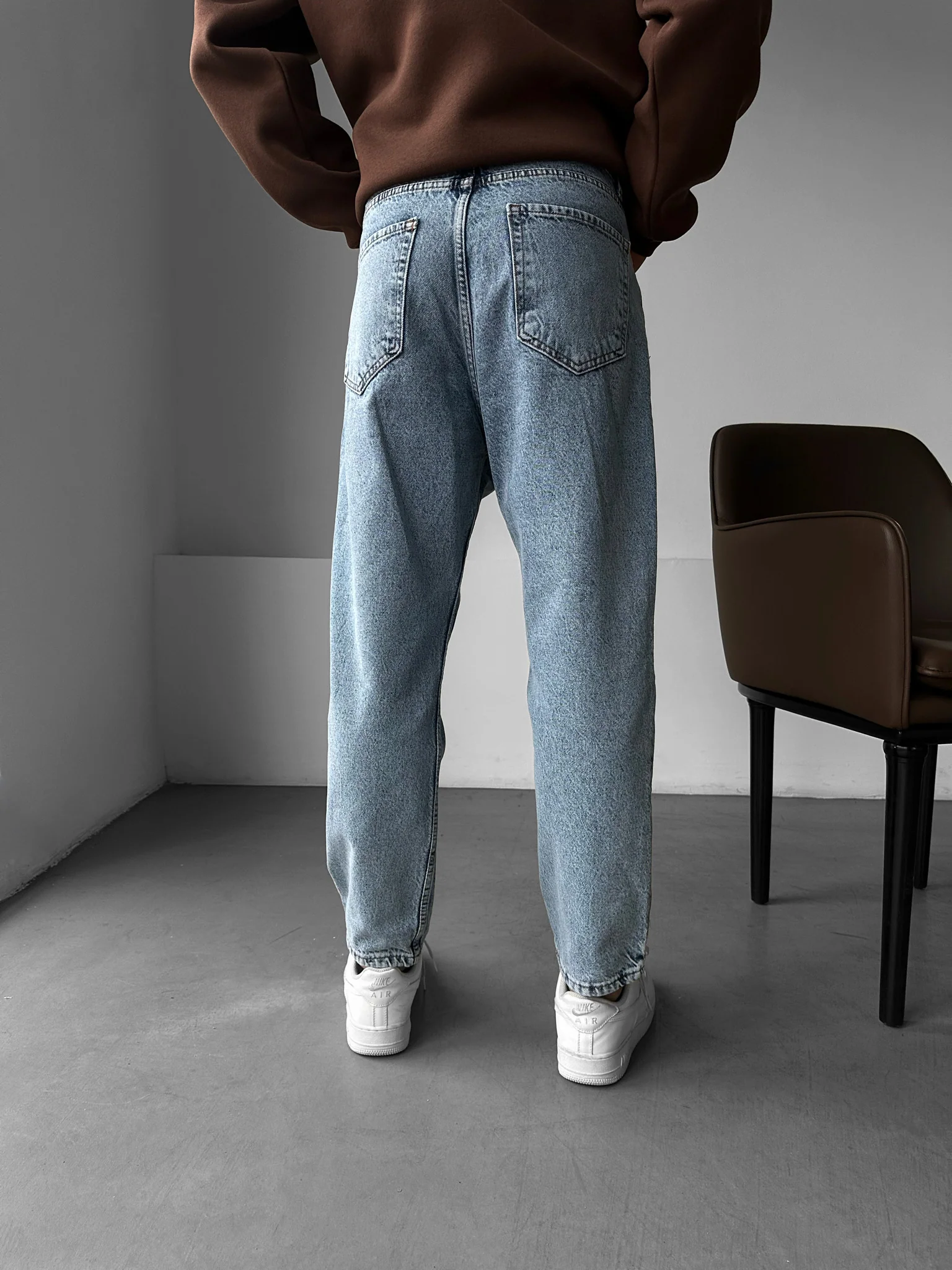Boyfriend Jeans - Light Blue - Image 2