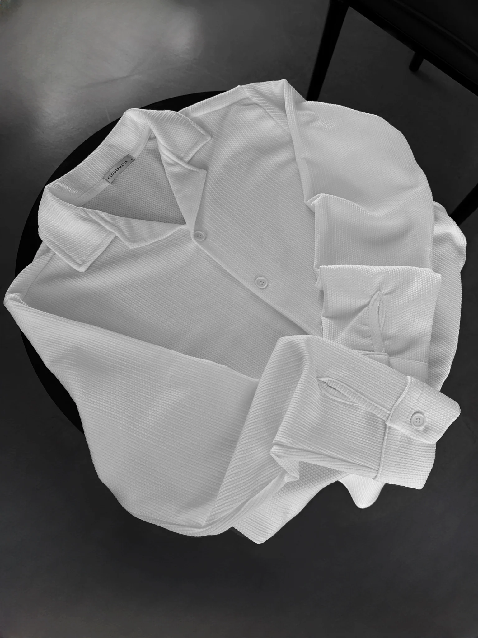 Comfort Suit Shirt - Ecru - Image 3