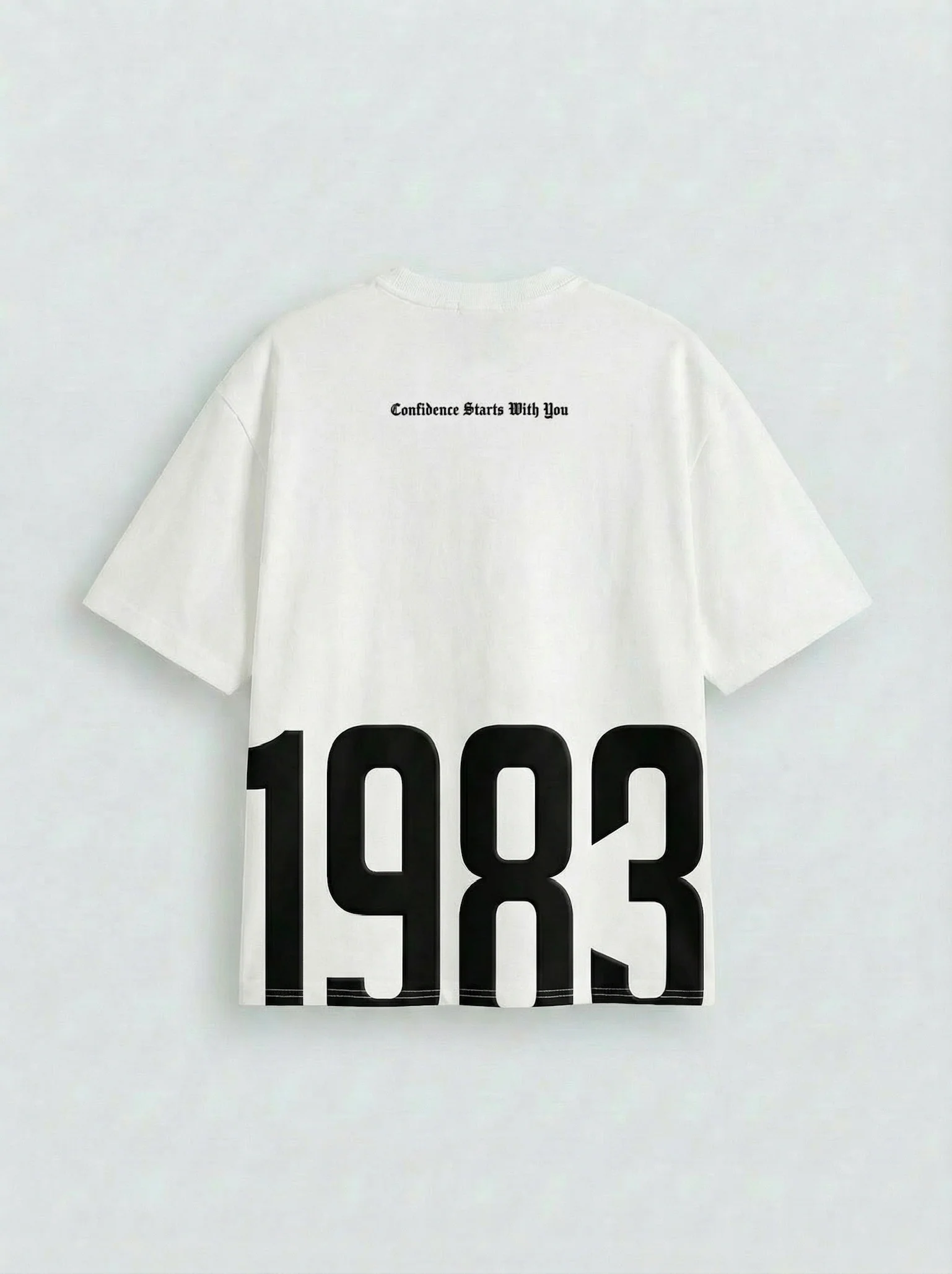 Oversize 1983 T-shirt - Ecru - Image 4