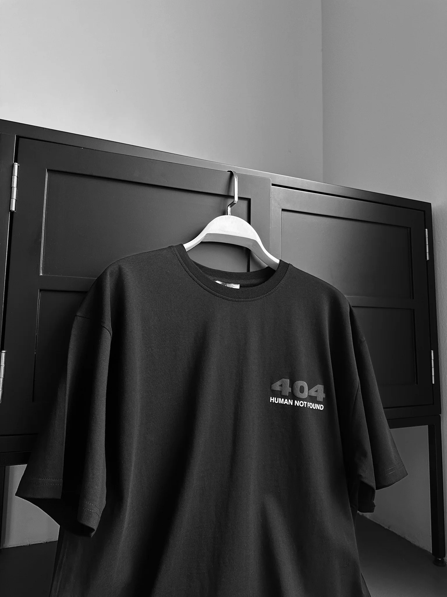 Oversize 404 T-shirt - Black - Image 6