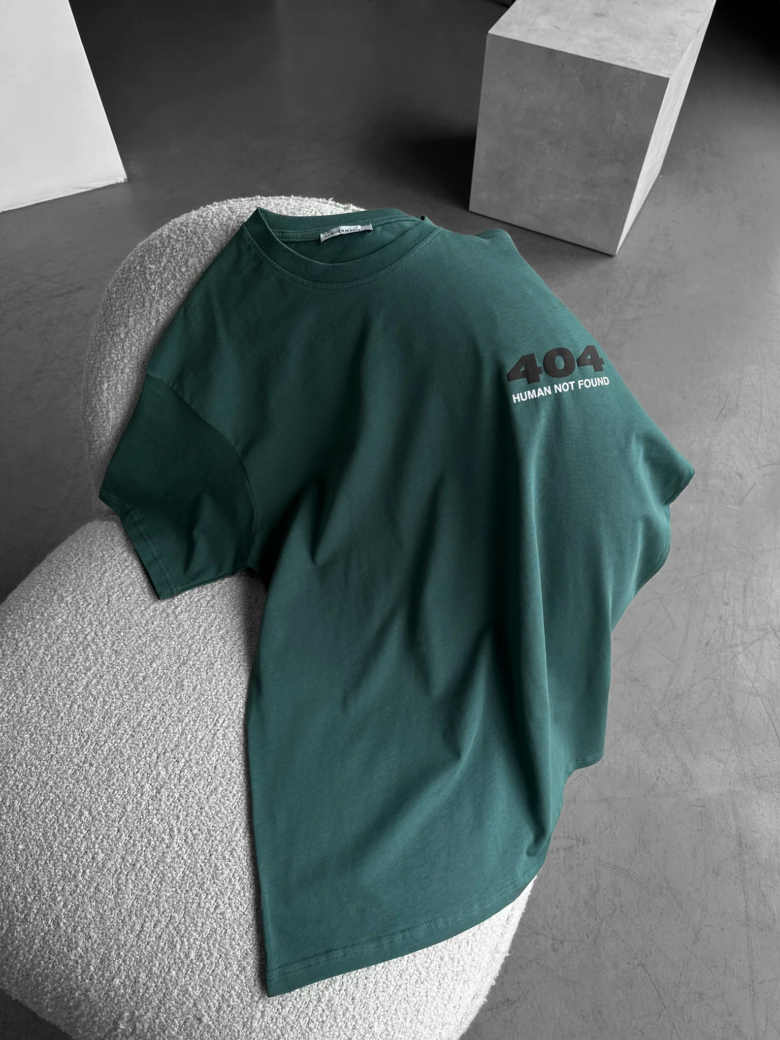 Oversize 404 T-shirt - Khaki - Image 4