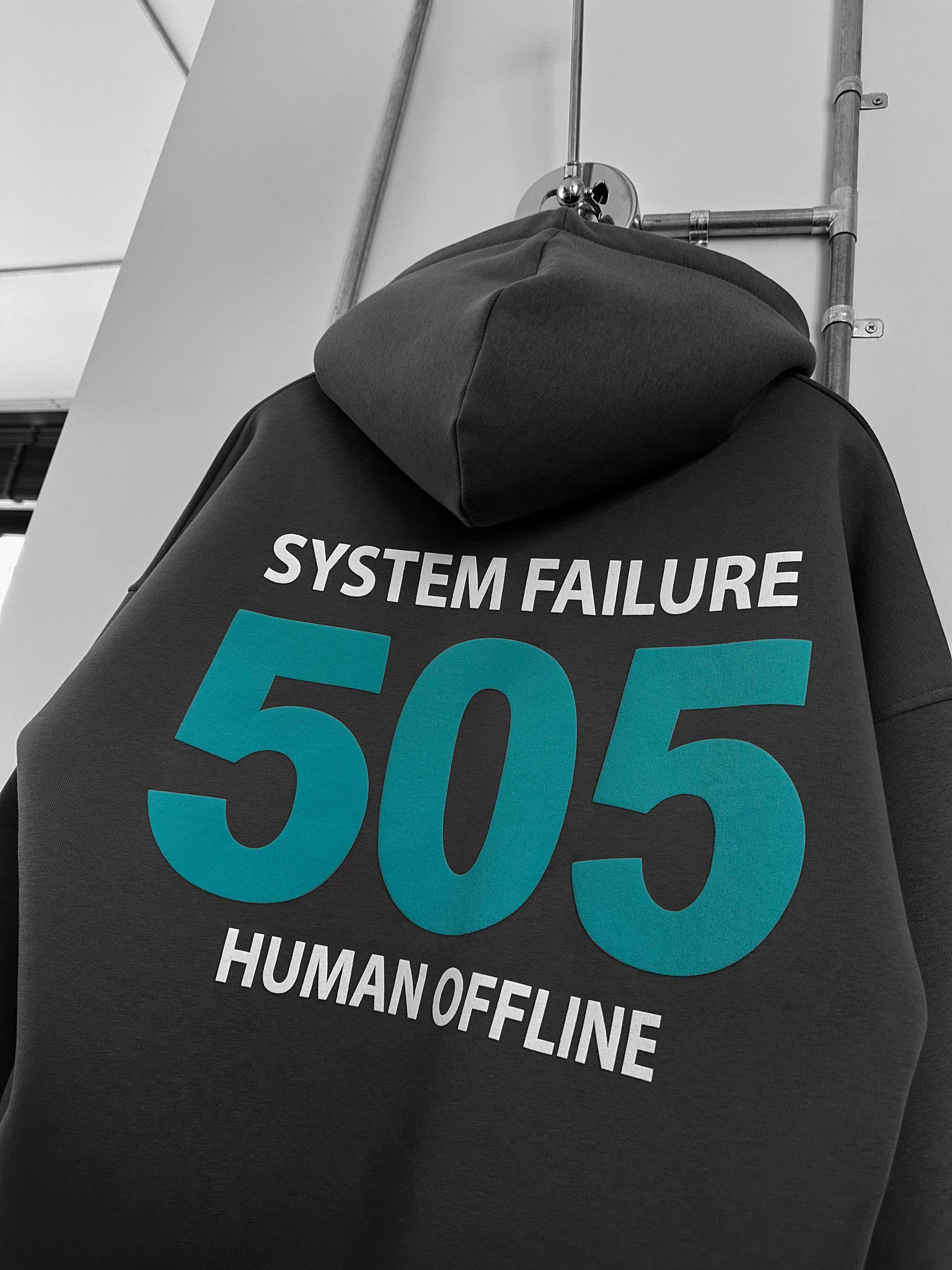 Oversize 505 Hoodie - Anthracite - Image 5