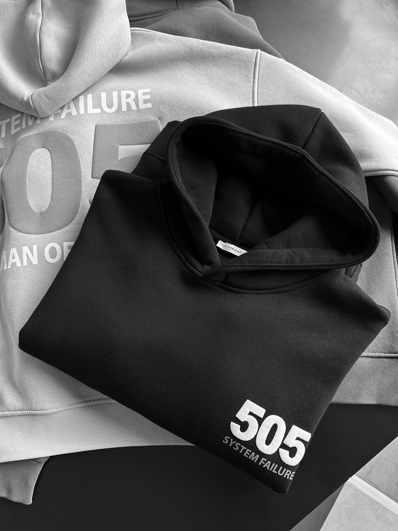 Oversize 505 Hoodie - Black - Image 6