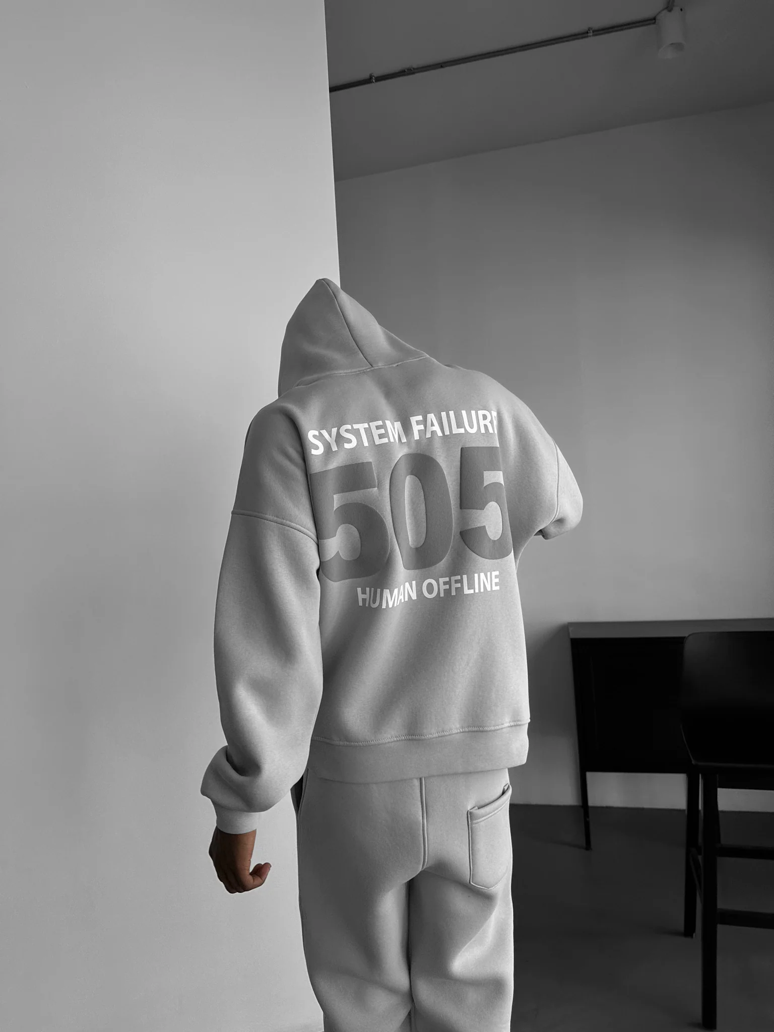 Oversize 505 Hoodie - Grey - Image 4