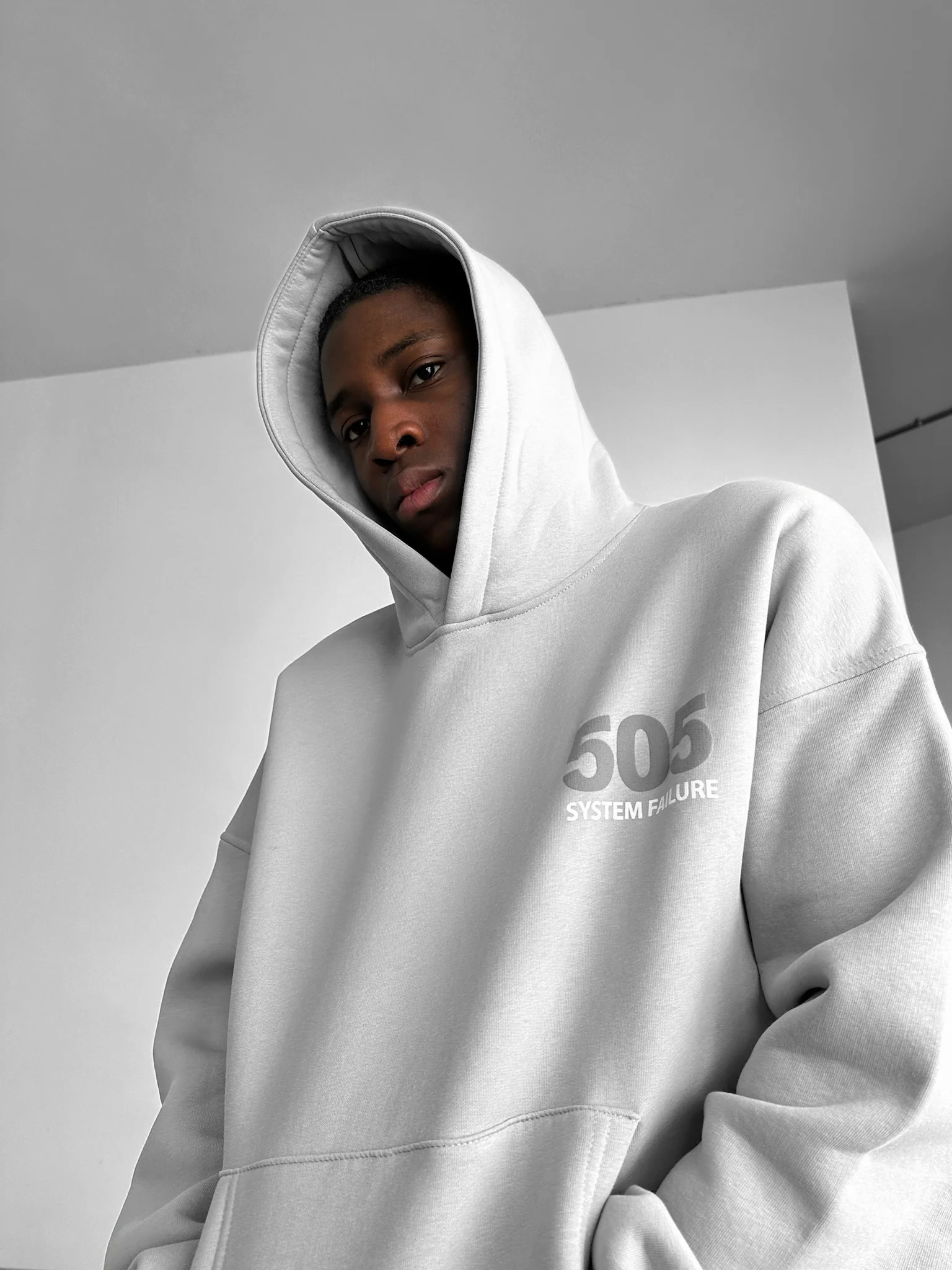 Oversize 505 Hoodie - Grey - Image 5