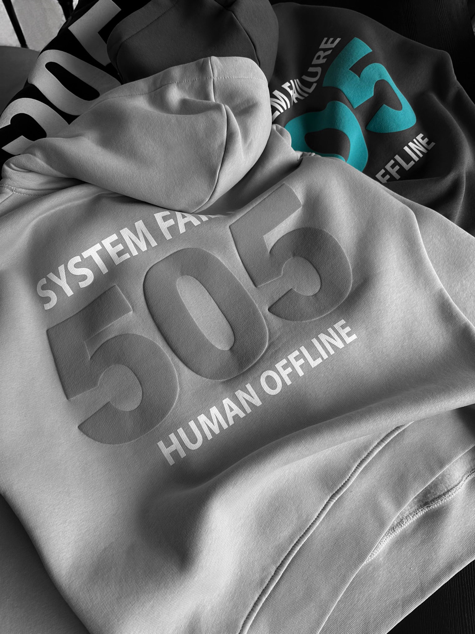 Oversize 505 Hoodie - Grey - Image 6