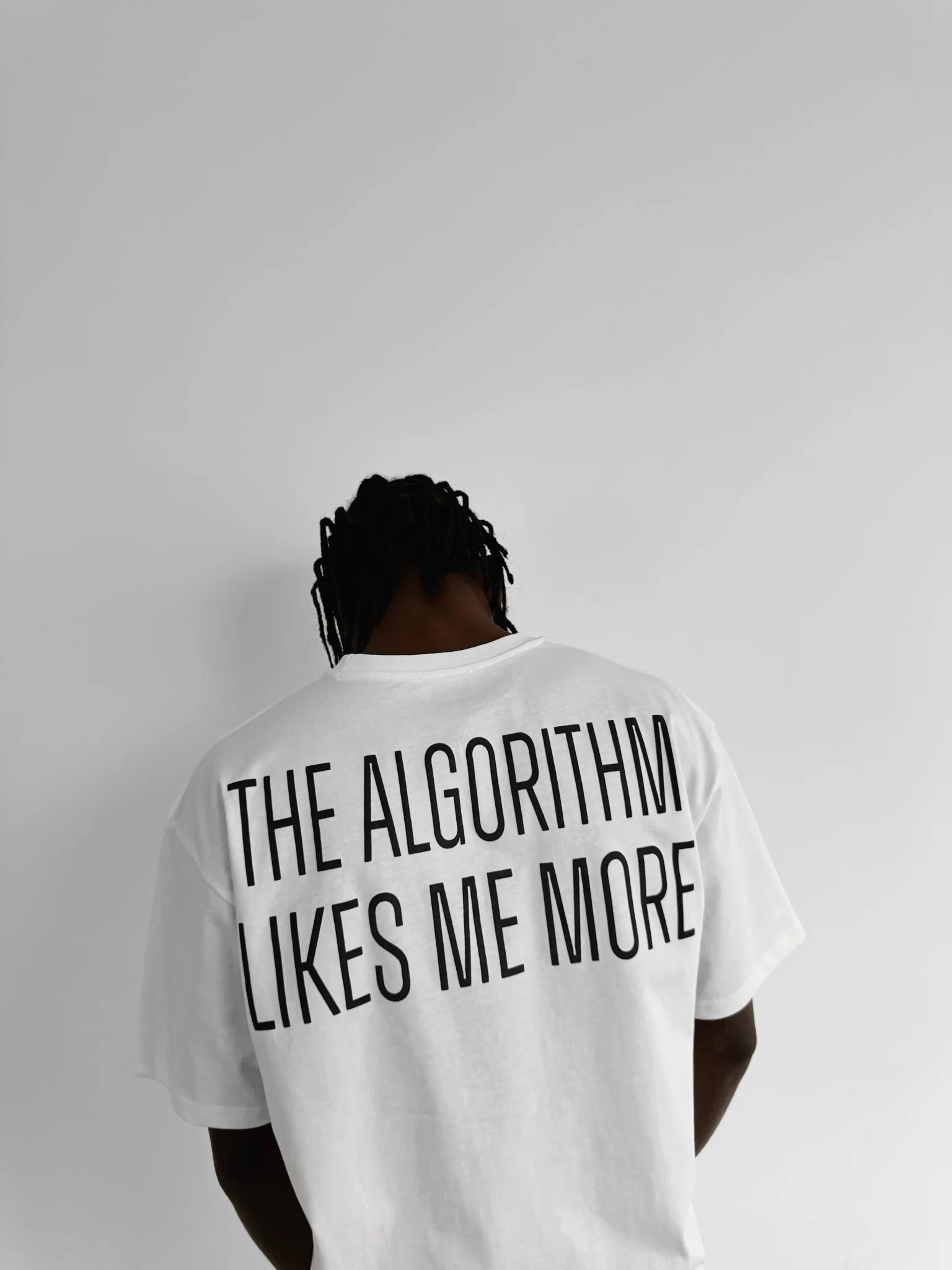 Oversize "Algorithm" T-Shirt - Ecru - Image 3