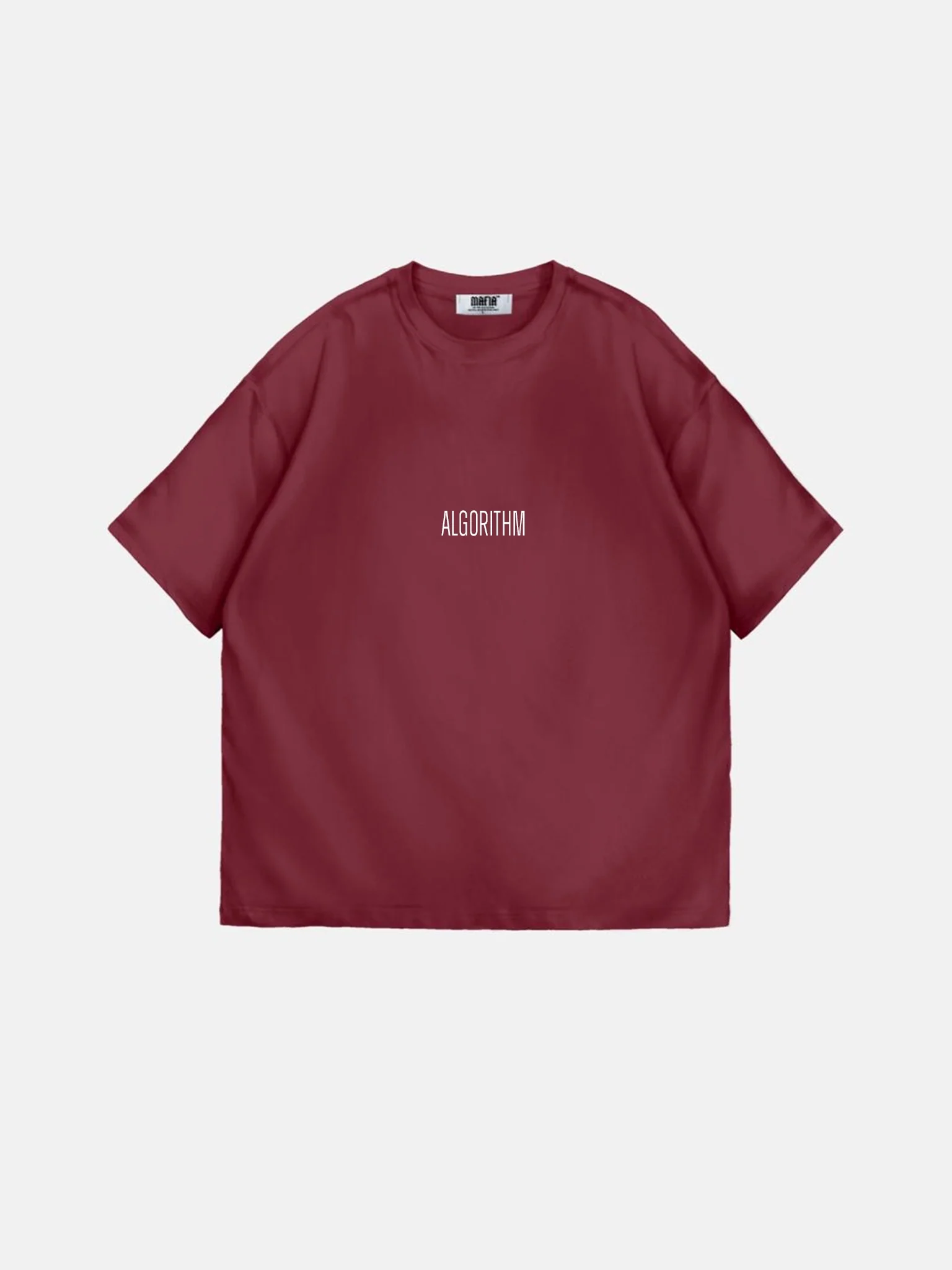 Oversize "Algorithm" T-Shirt - Port Royale - Image 6