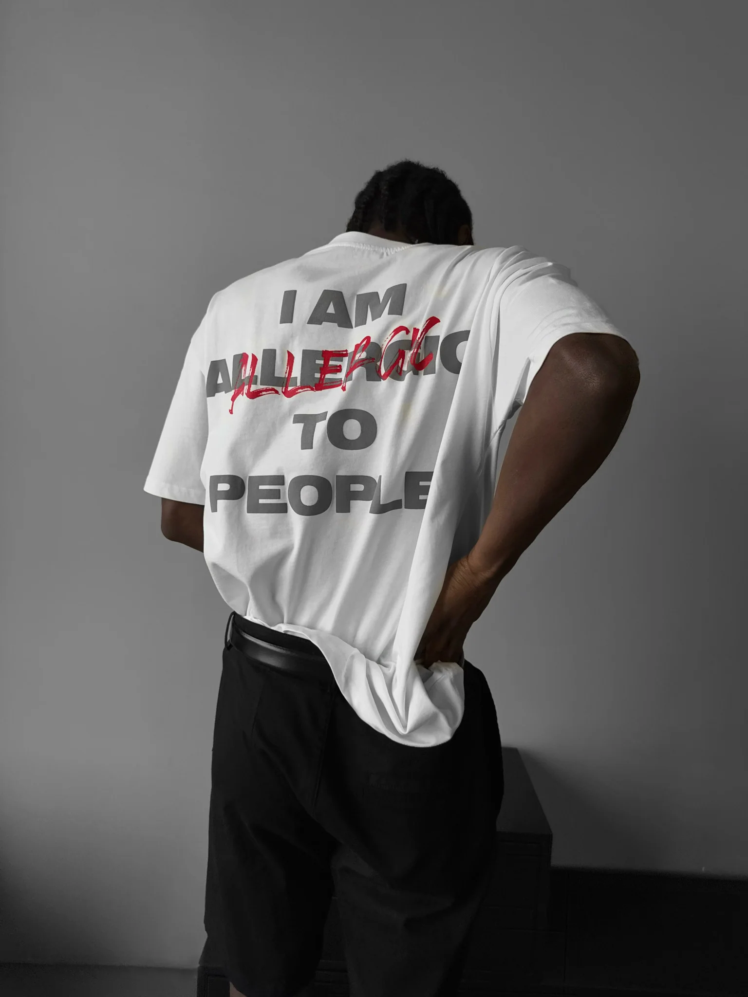 Oversize Allergic T-Shirt - Ecru - Image 4