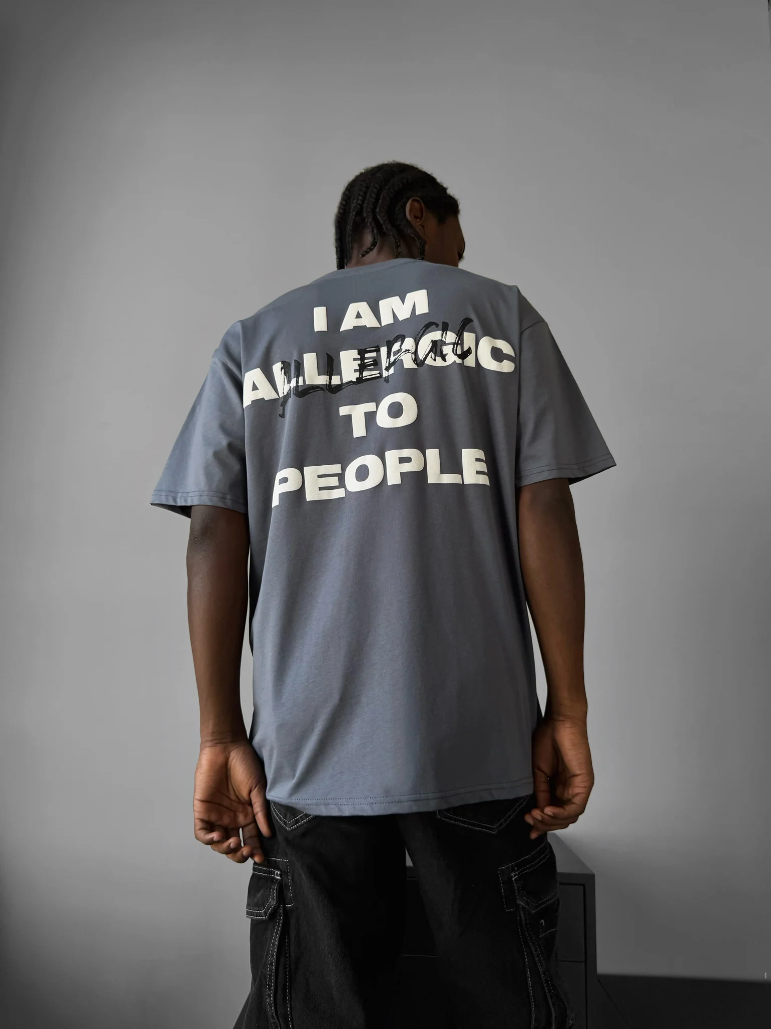 Oversize Allergic T-Shirt - Stormy Weather - Image 2
