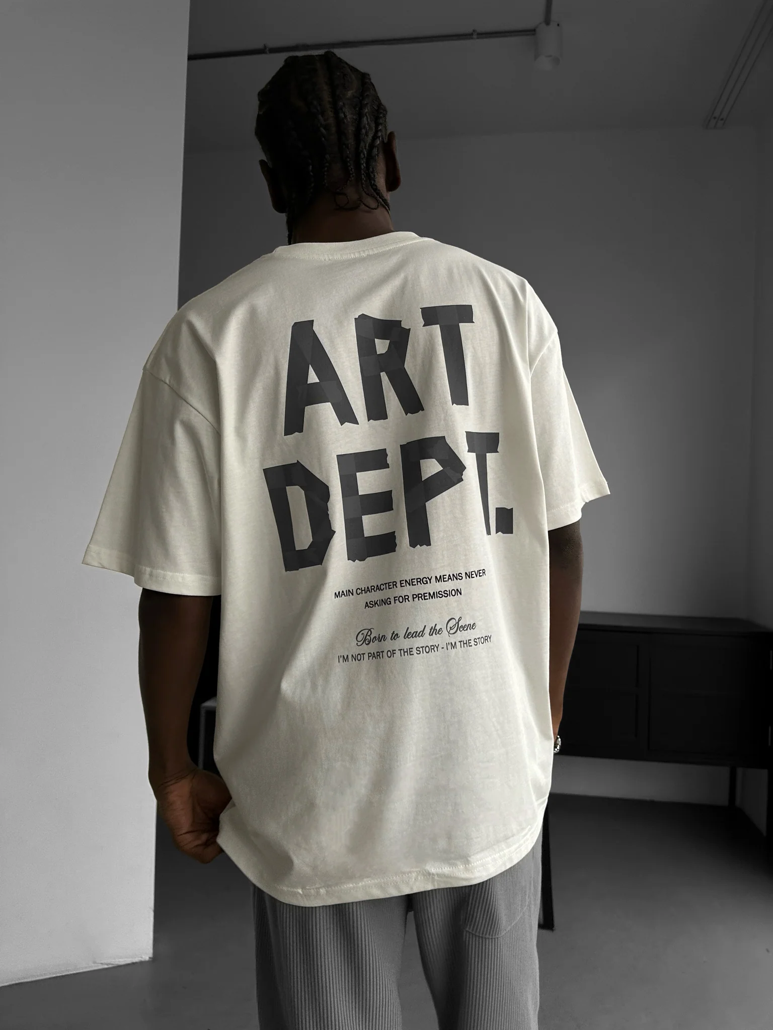 Oversize Art Dept. T-shirt - Ecru - Image 2