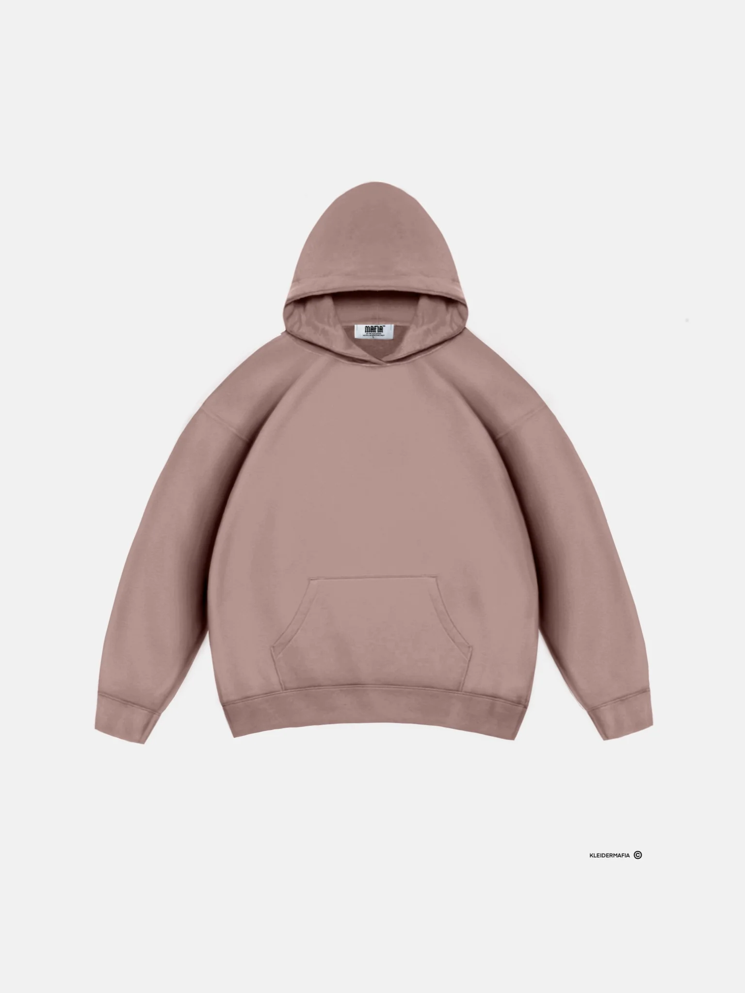 Oversize Basic Hoodie - Antler - Image 3