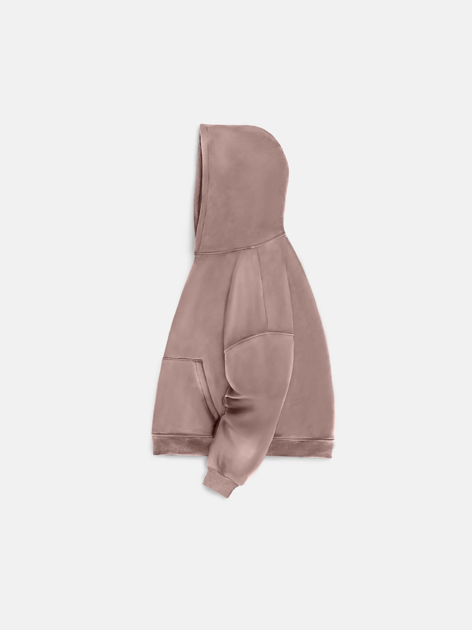 Oversize Basic Hoodie - Antler - Image 4
