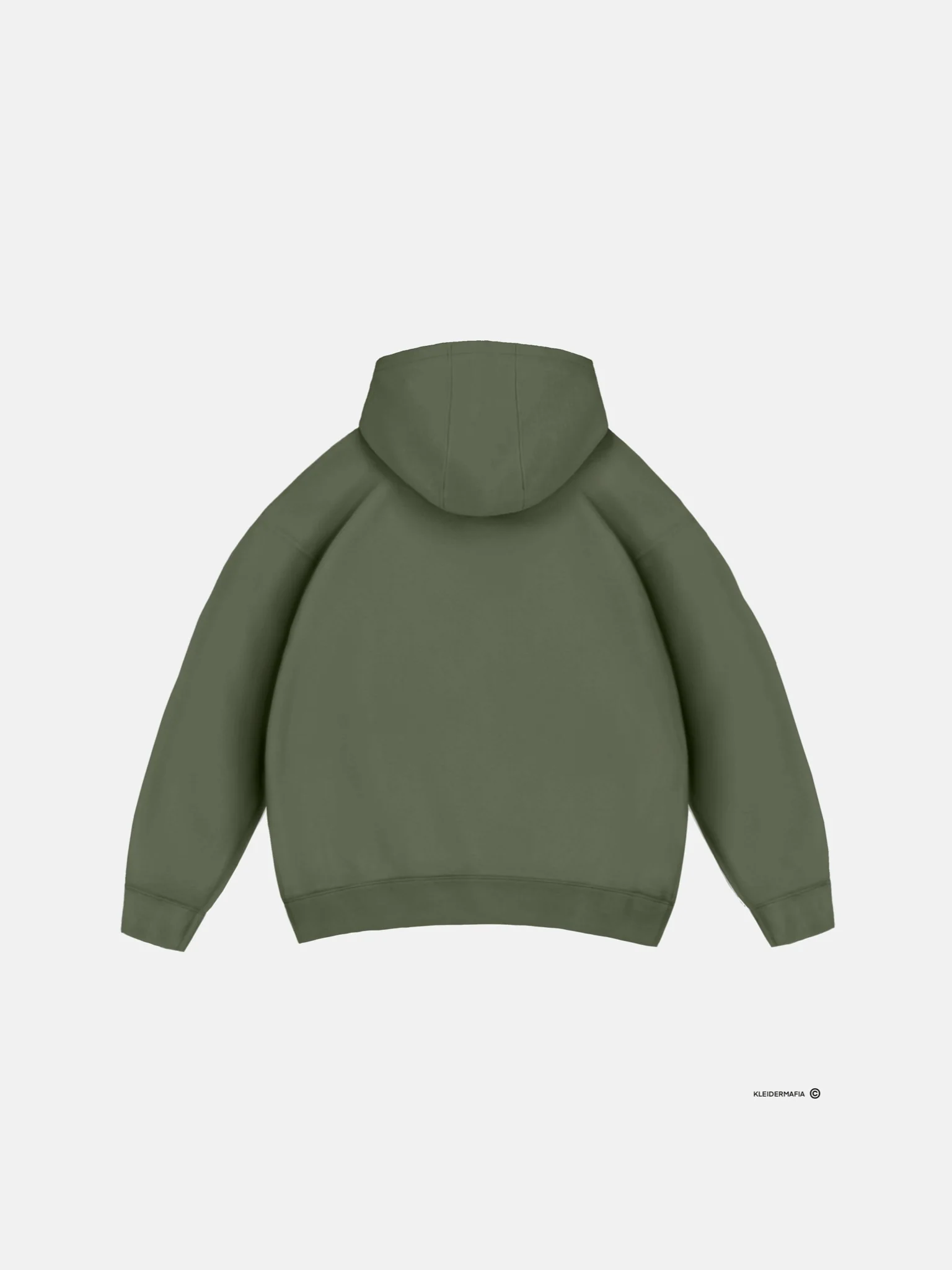 Oversize Basic Hoodie - Four Leaf Clover - Image 4