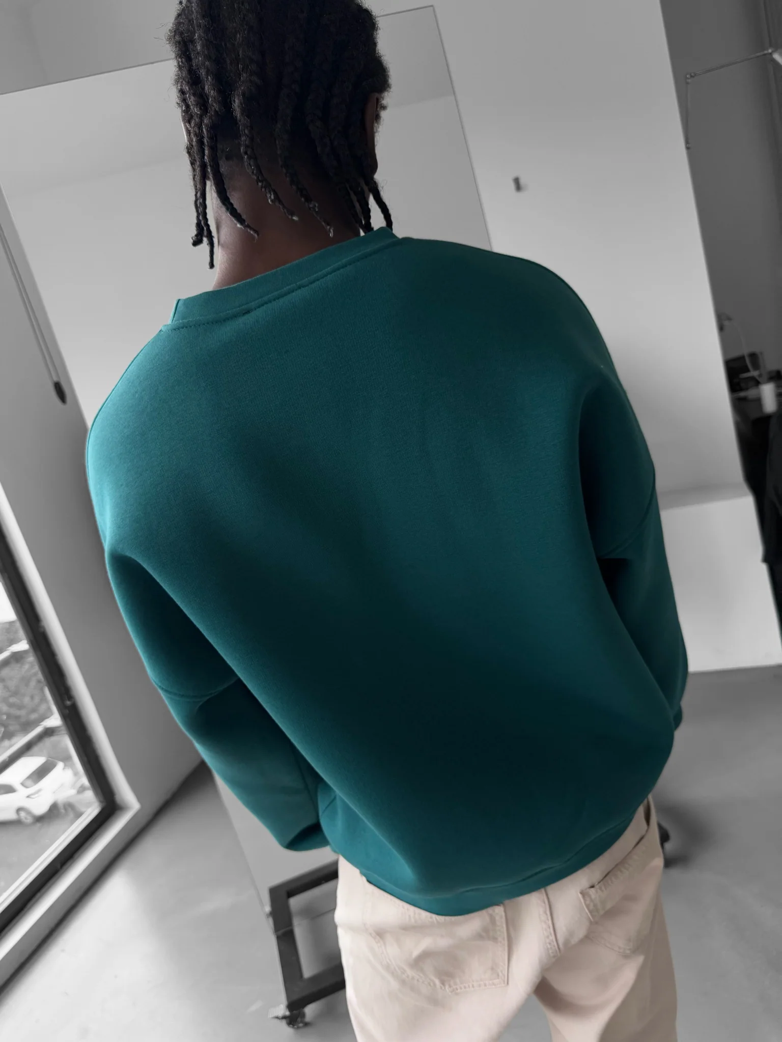 Oversize Basic Sweater - Sea Moss - Image 7