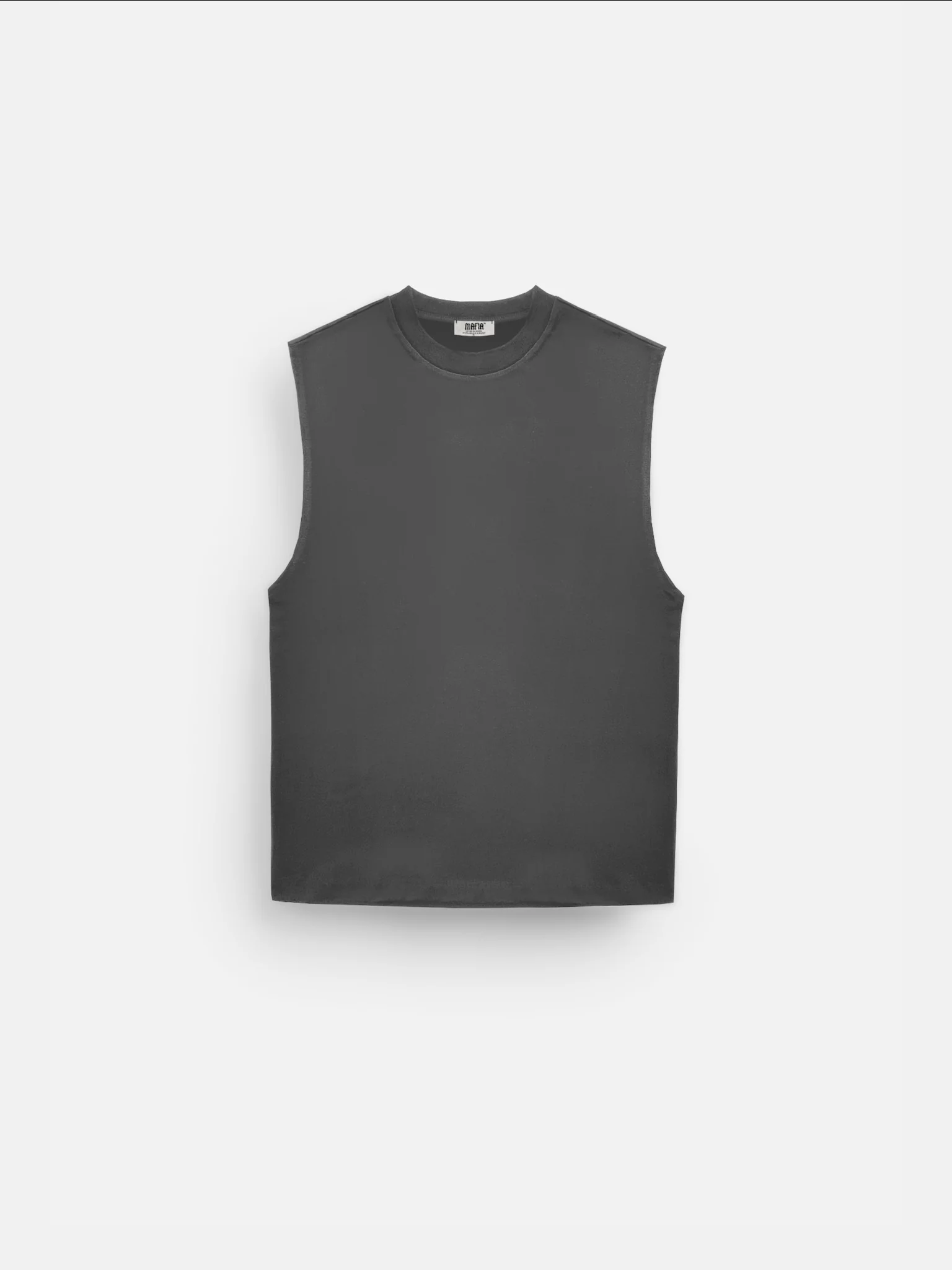 Oversize Basic Tanktop - Anthracite - Image 2