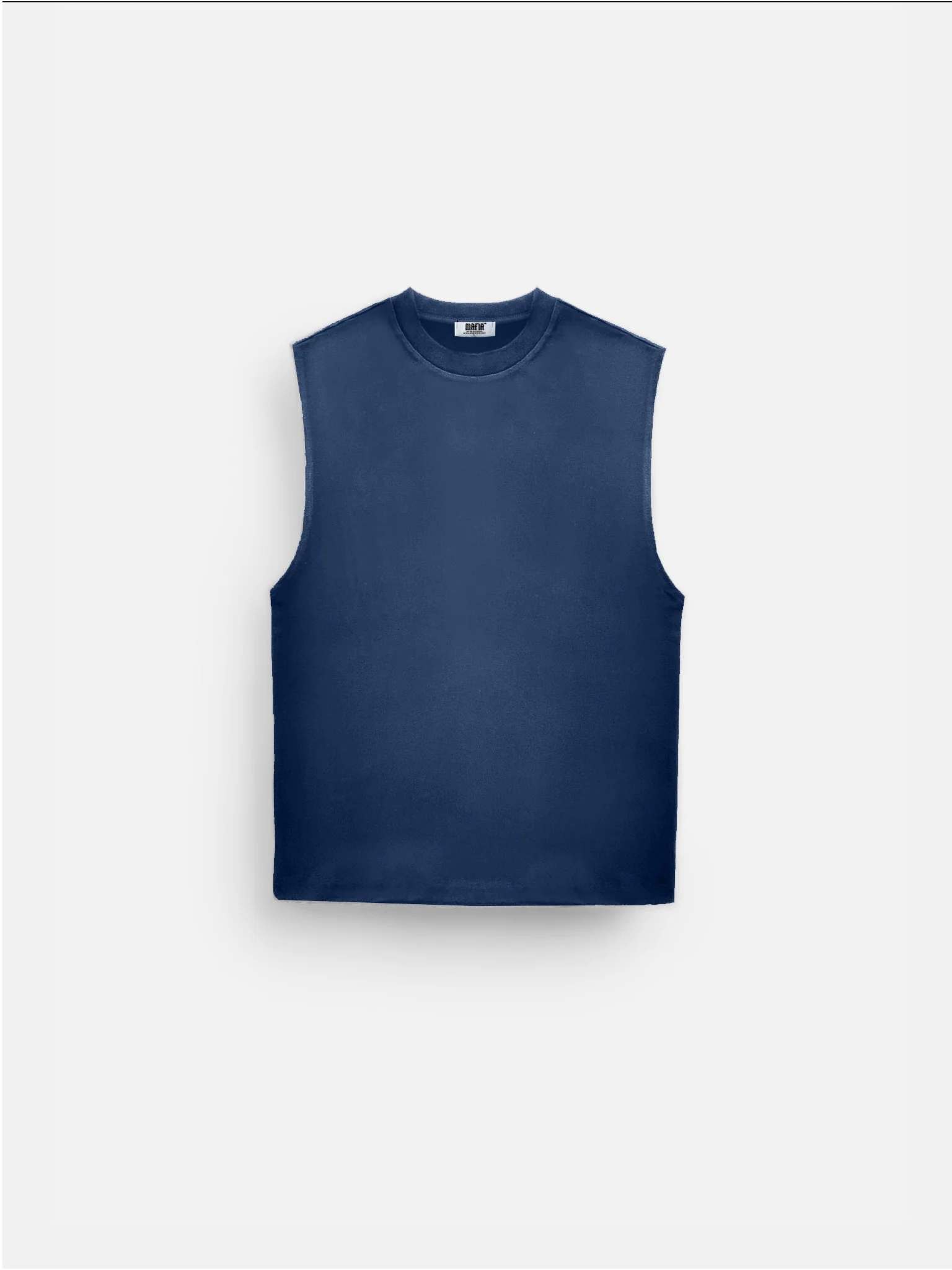 Oversize Basic Tanktop - Navy Peony - Image 5