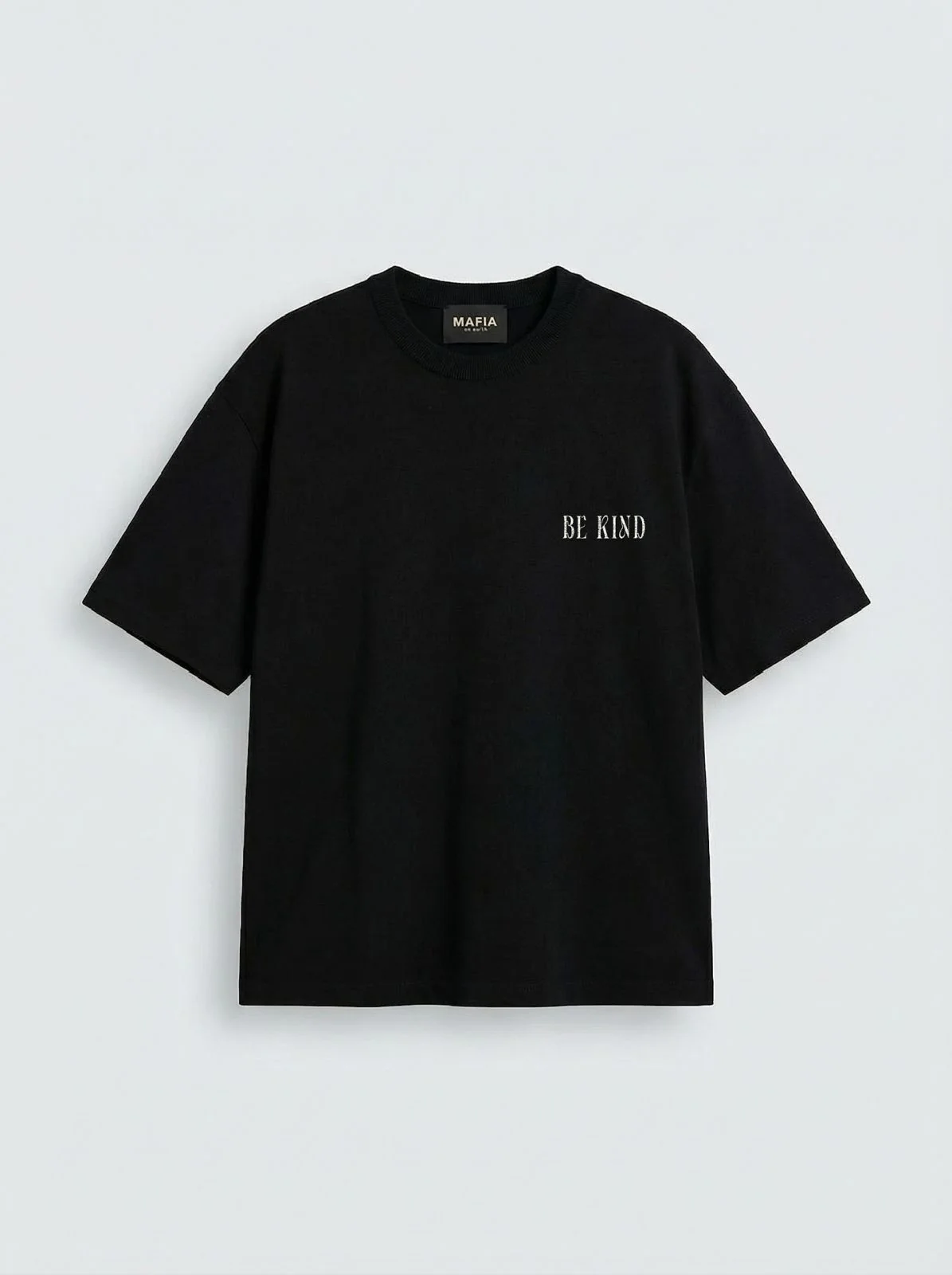 Oversize Be Kind T-shirt - Black - Image 3