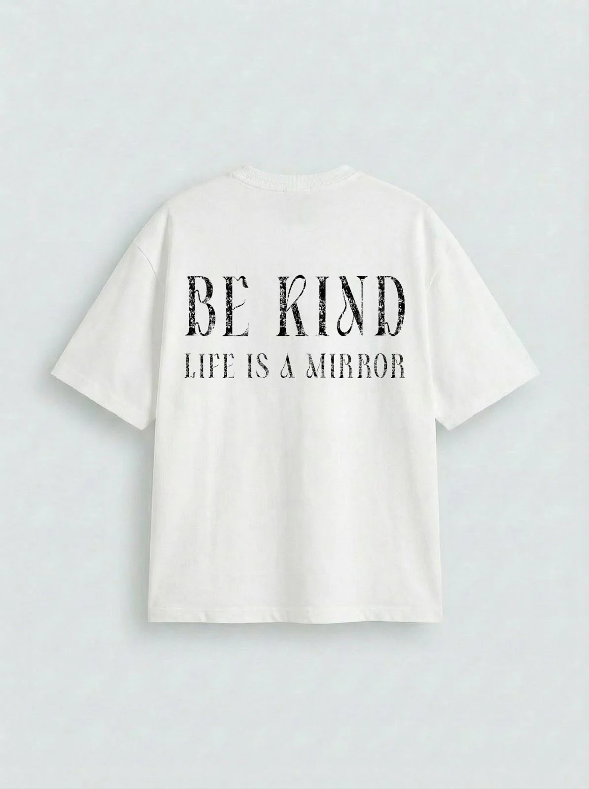 Oversize Be Kind T-shirt - Ecru - Image 2