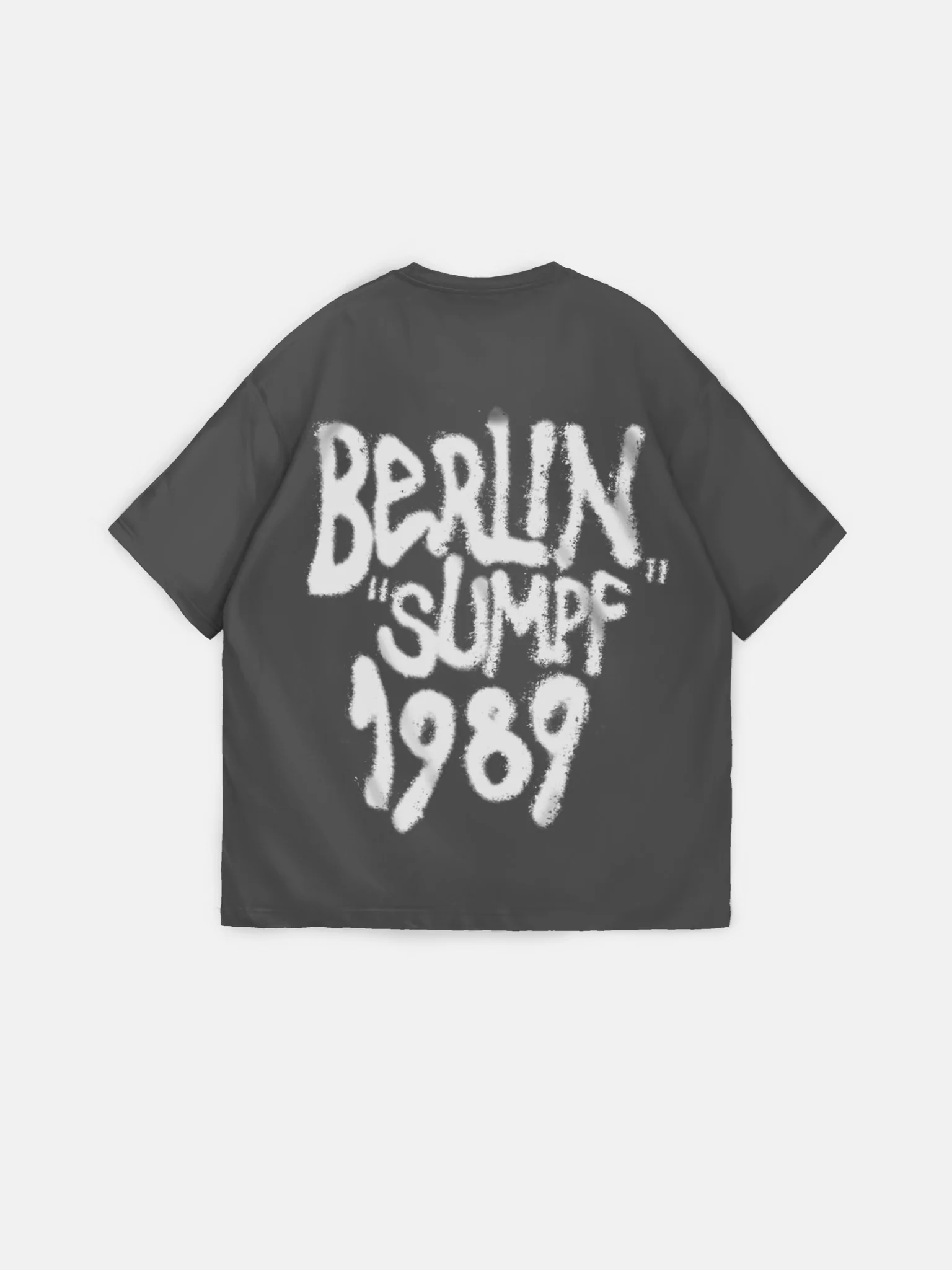 Oversize 'Berlin Sumpf' T-Shirt - Anthracite - Image 6