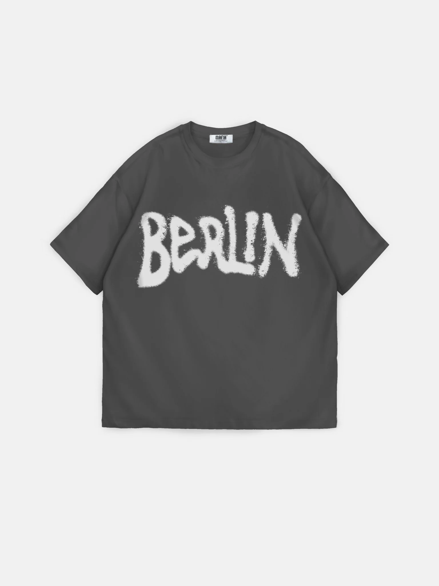 Oversize 'Berlin Sumpf' T-Shirt - Anthracite - Image 7