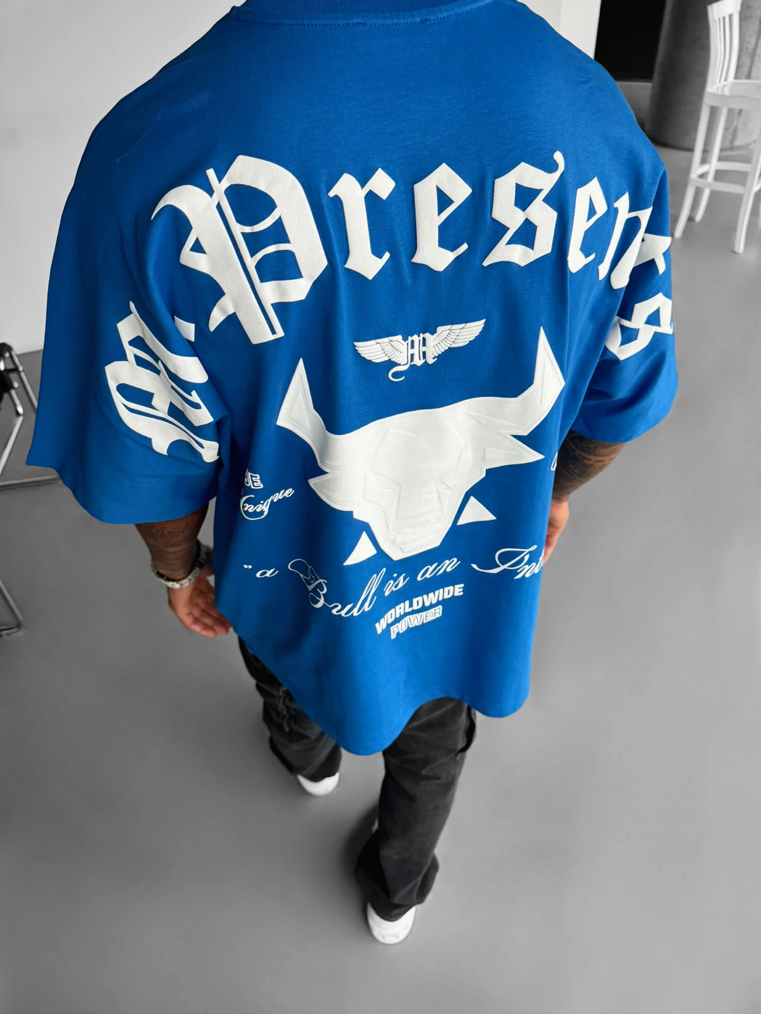 Oversize Bull Worldwide T-shirt - Saks - Image 4
