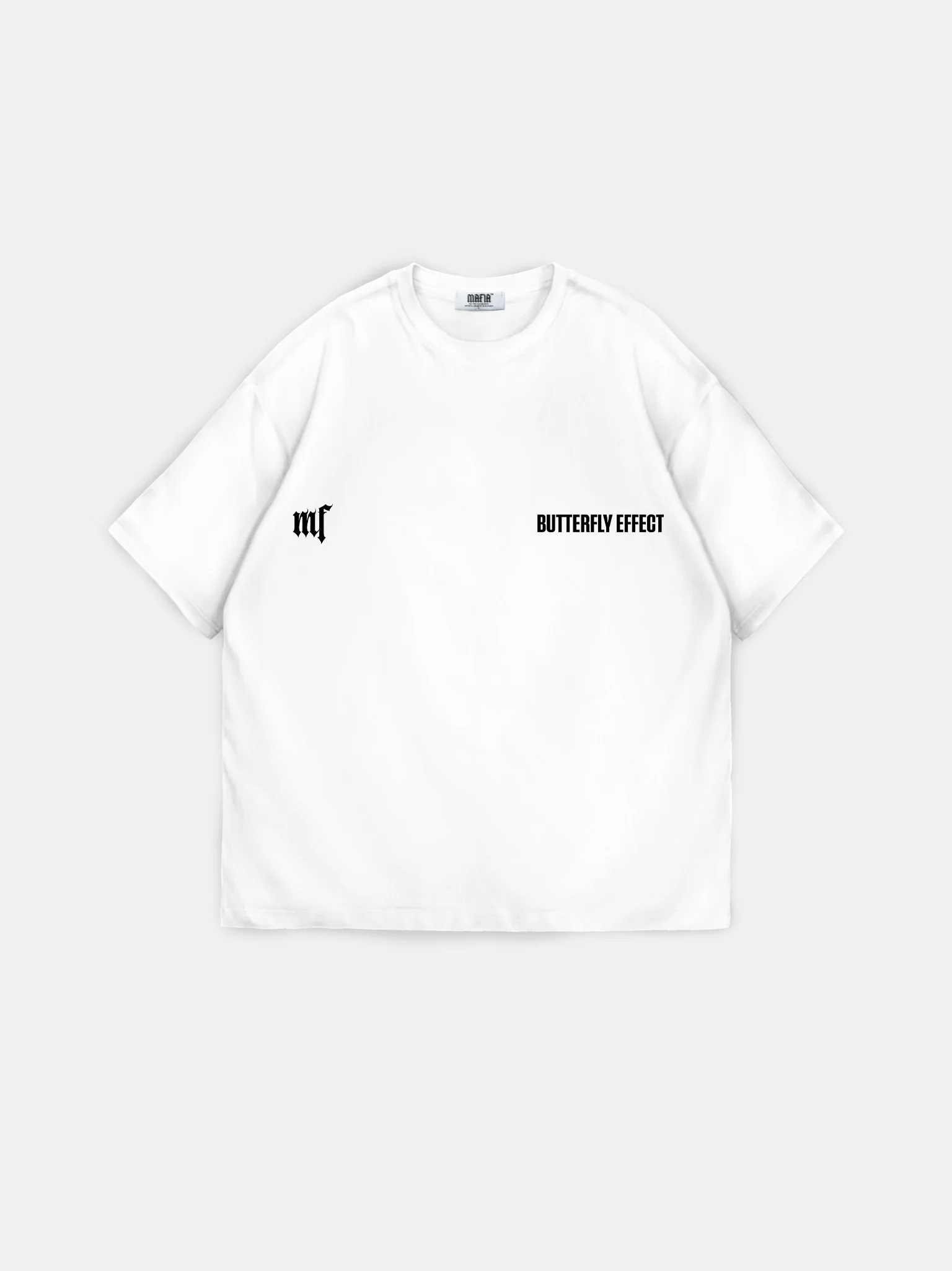 Oversize 'Butterfly Effect' T-Shirt - Ecru - Image 6