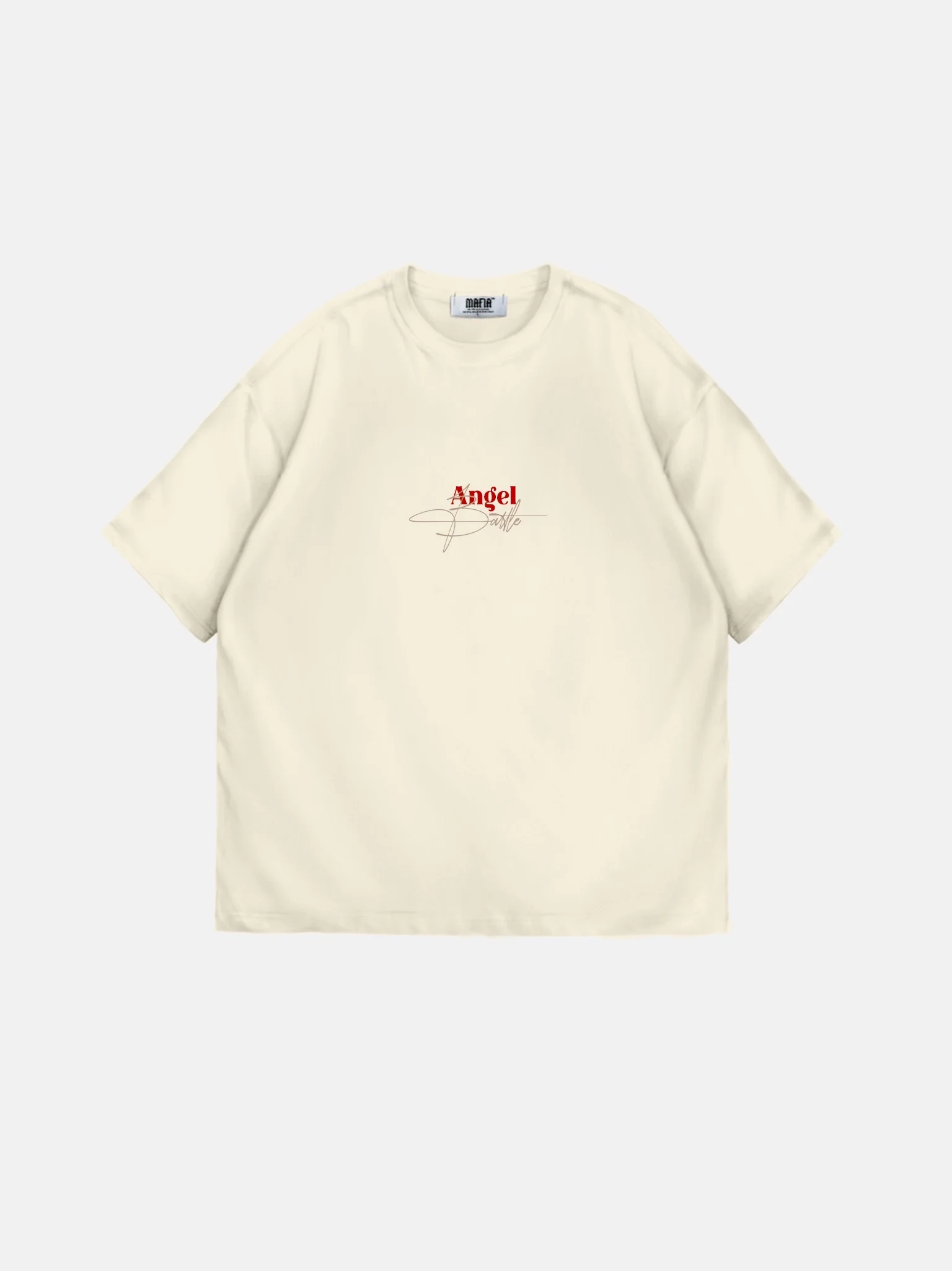 Oversize Carpet Angel T-Shirt - Antique White - Image 5