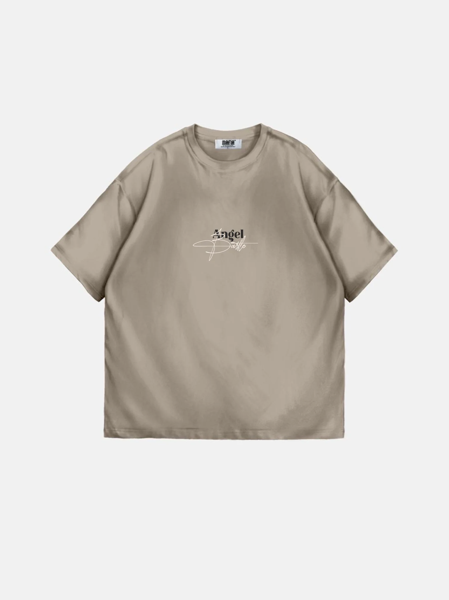 Oversize Carpet Angel T-Shirt - Beige - Image 4
