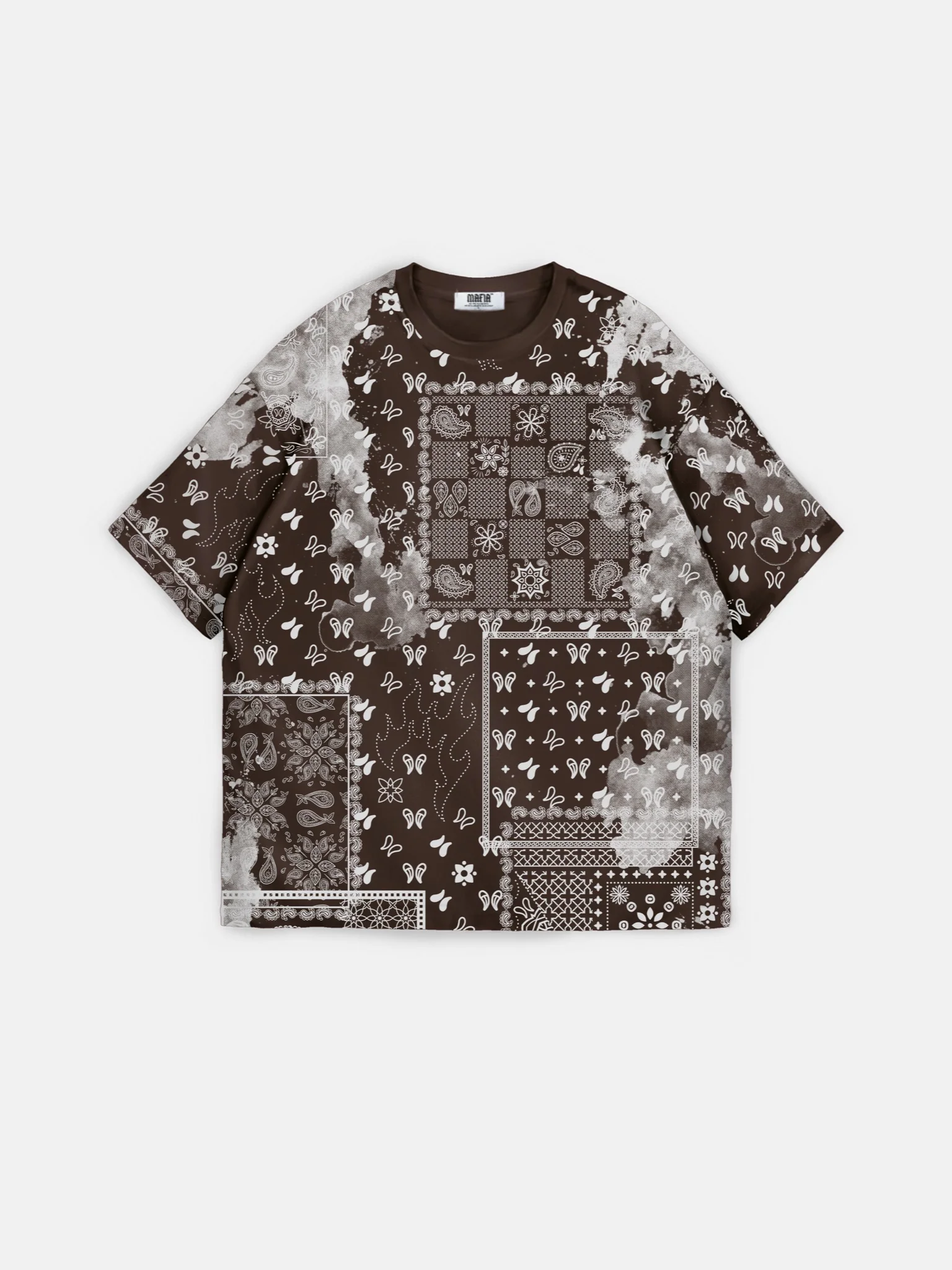 Oversize Carpet T-shirt - Brown - Image 5