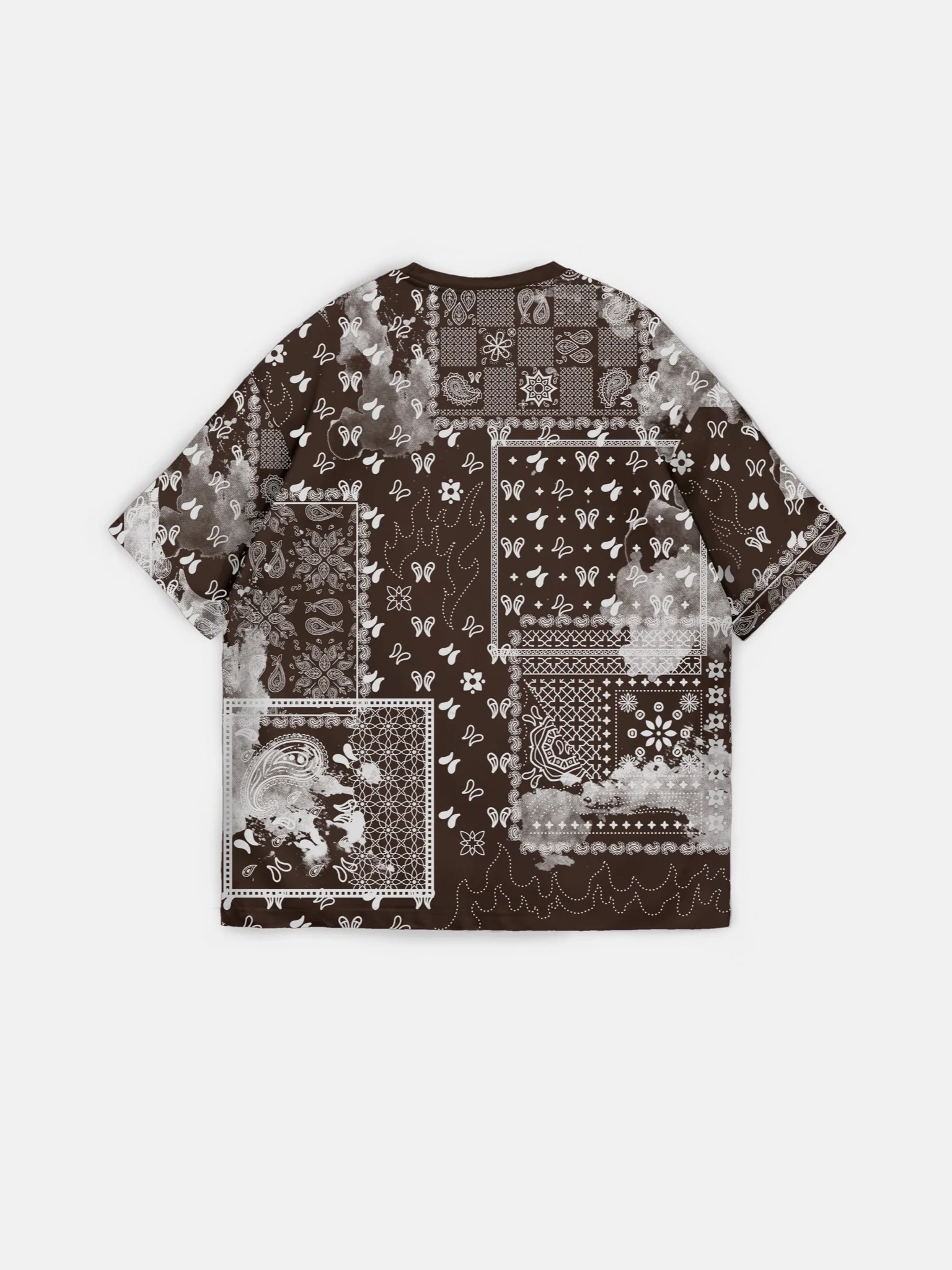 Oversize Carpet T-shirt - Brown - Image 6