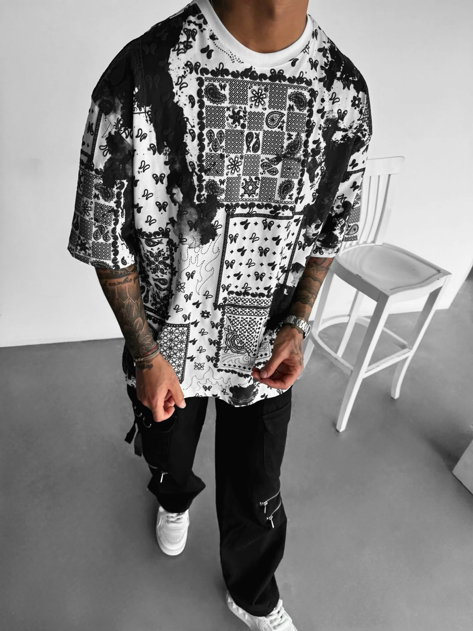 Oversize Carpet T-shirt - Ecru - Image 3