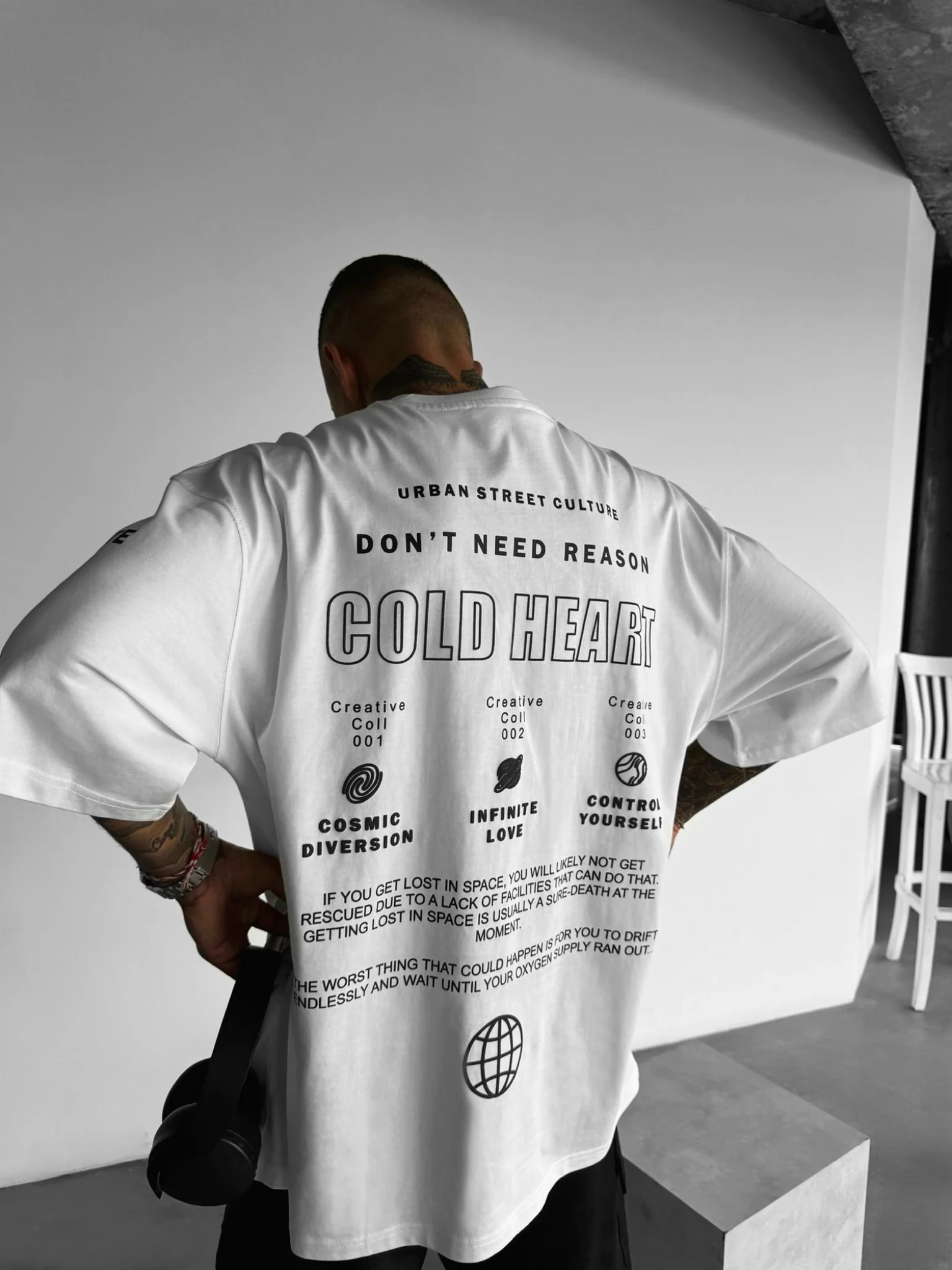 Oversize Cold Heart T-Shirt - Ecru - Image 2