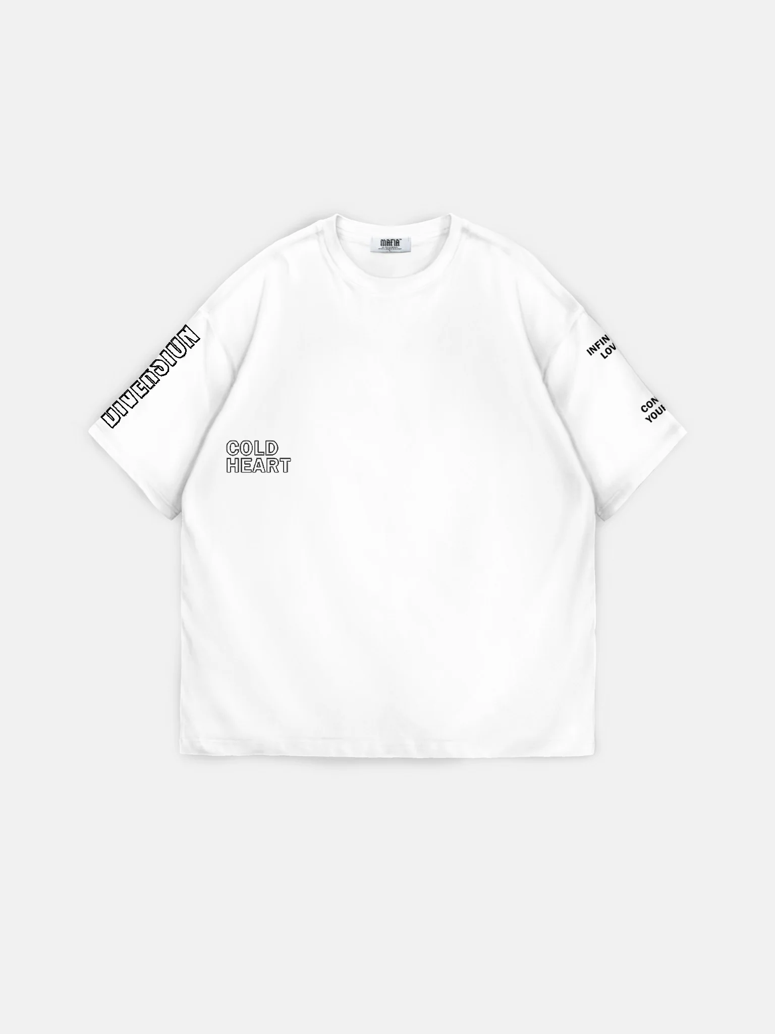 Oversize Cold Heart T-Shirt - Ecru - Image 5