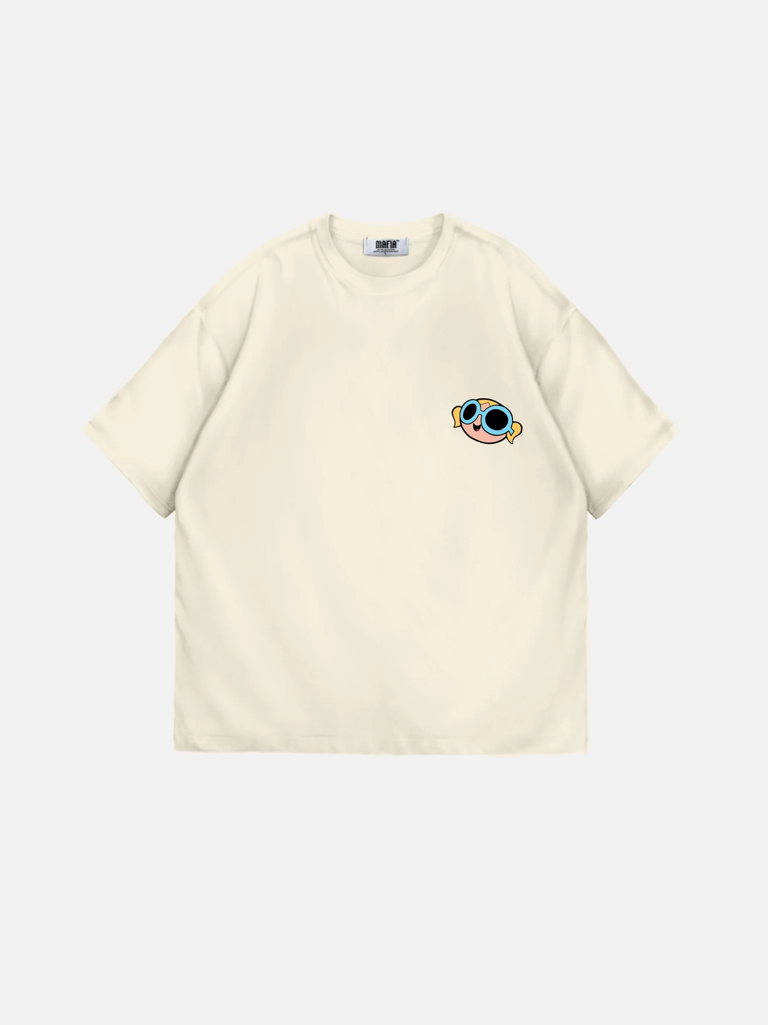 Oversize Comic T-Shirt - Antique White - Image 5