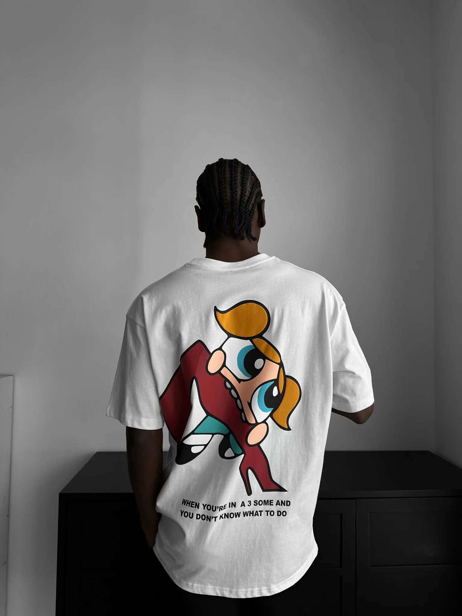 Oversize Comic T-Shirt - Ecru