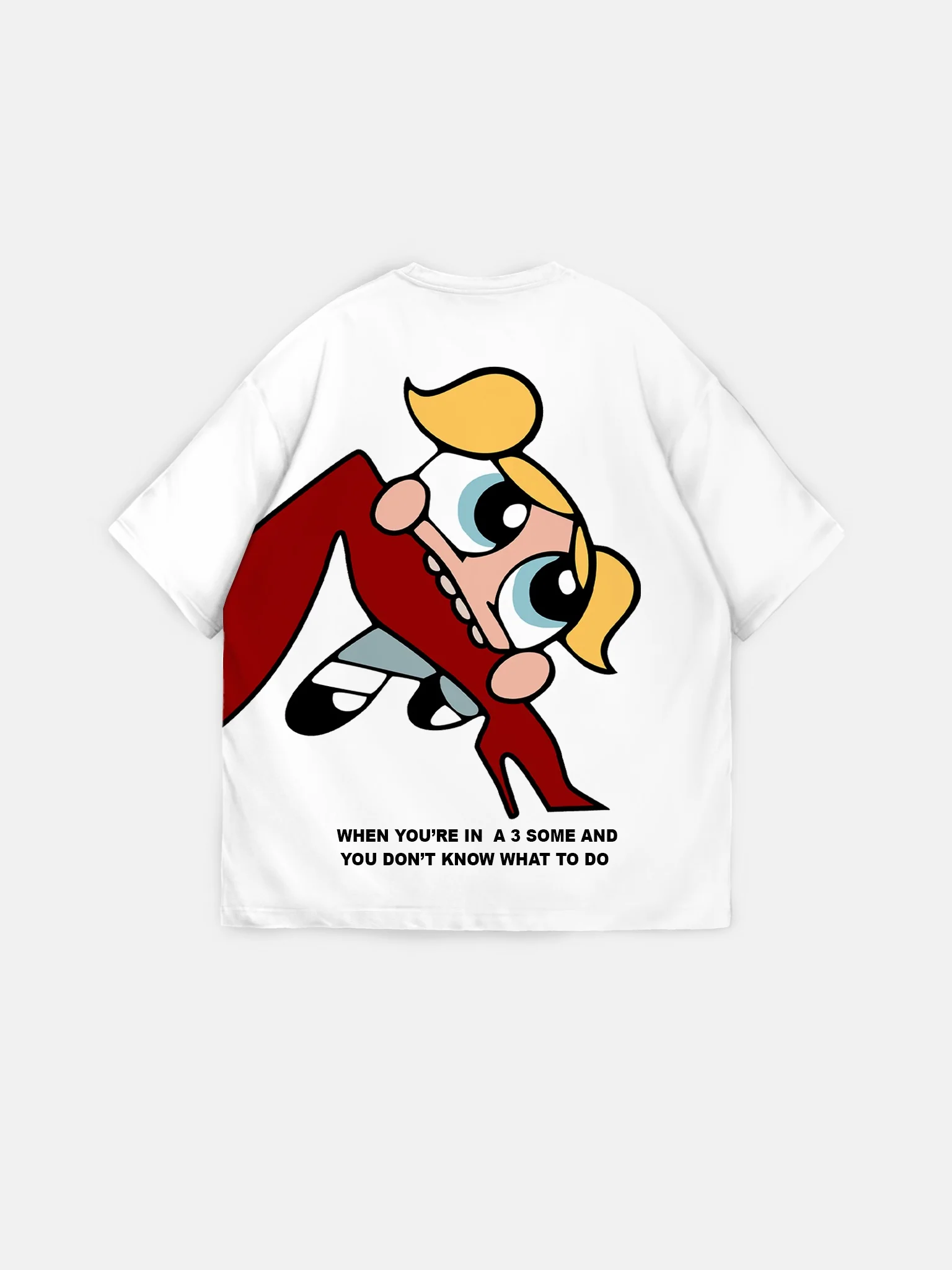 Oversize Comic T-Shirt - Ecru - Image 3