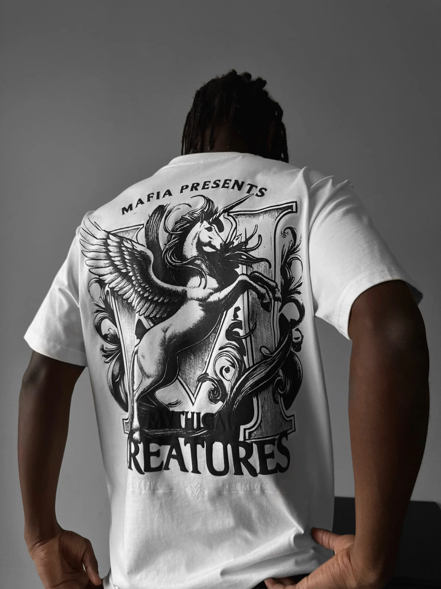 Oversize Creatures T-Shirt - Ecru