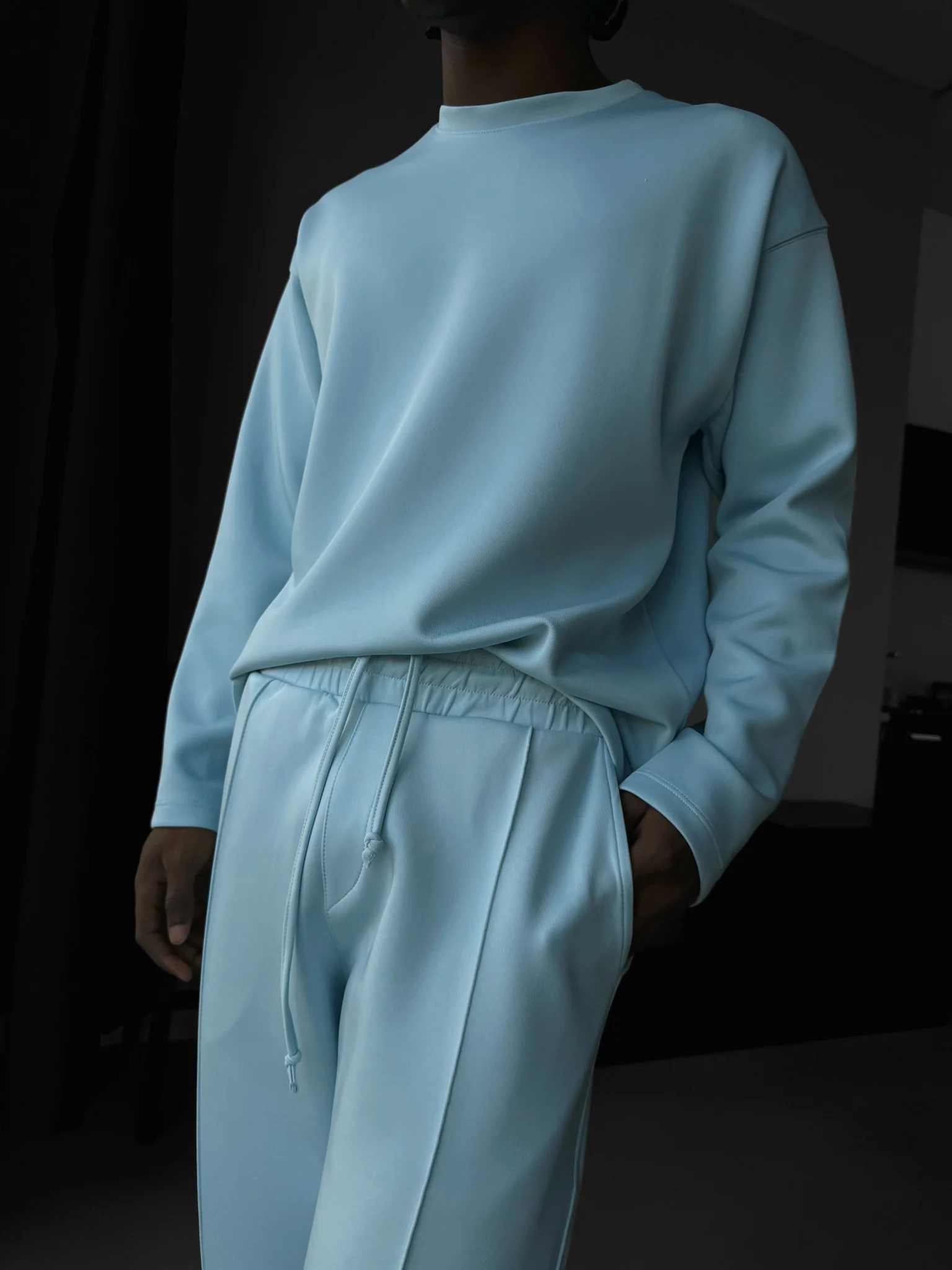 Oversize Diver Sweatshirt - Babyblue - Image 3