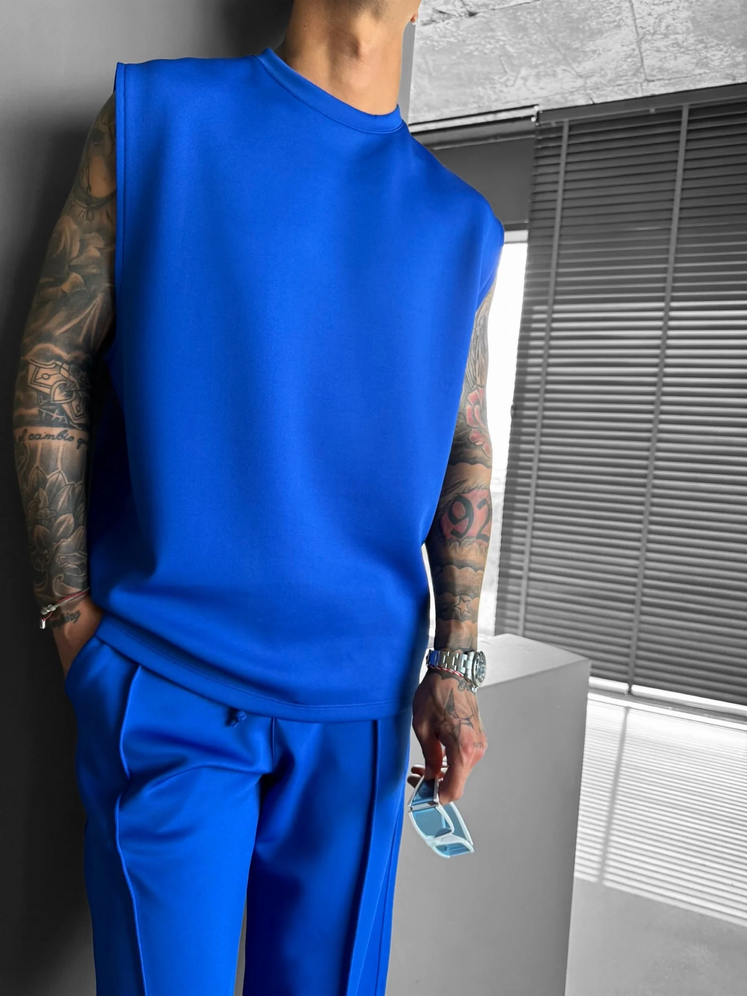 Oversize Diver Tanktop - Saks - Image 2
