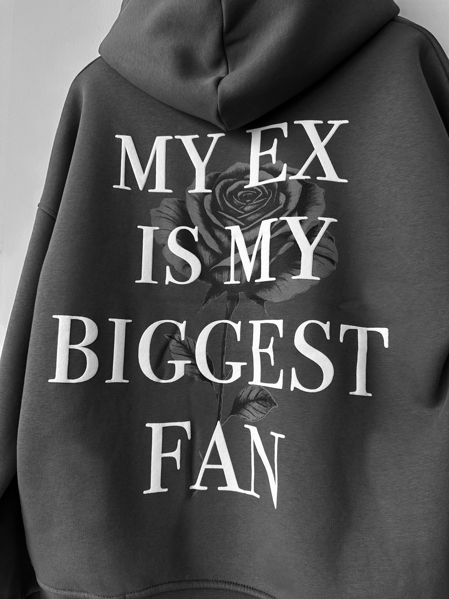 Oversize “EX” Hoodie - Anthracite - Image 2