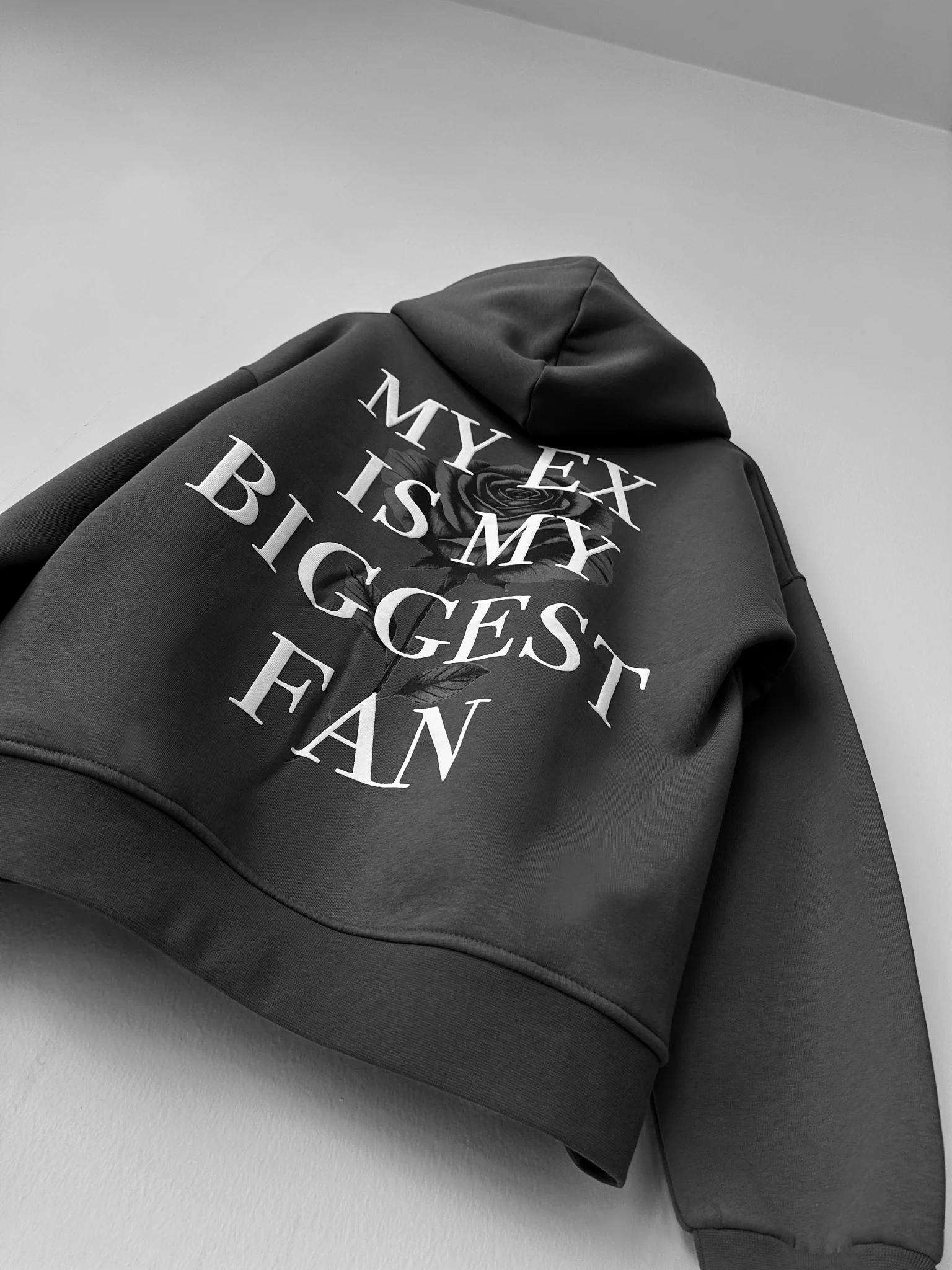 Oversize “EX” Hoodie - Anthracite - Image 5