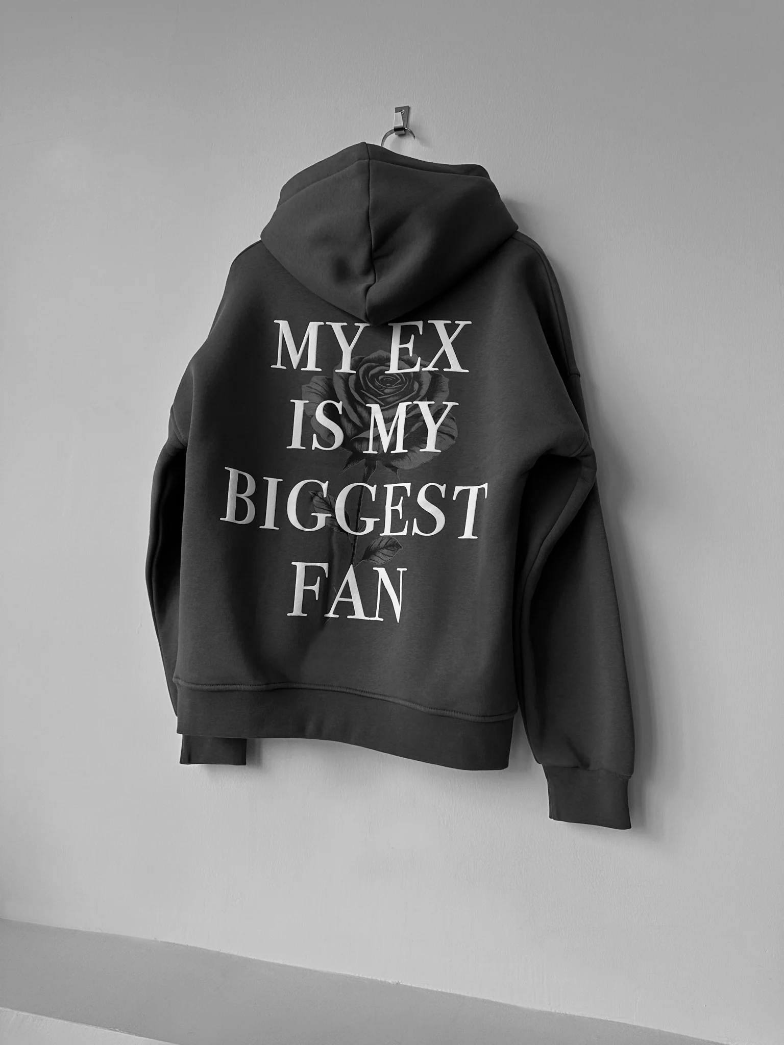 Oversize “EX” Hoodie - Anthracite - Image 6