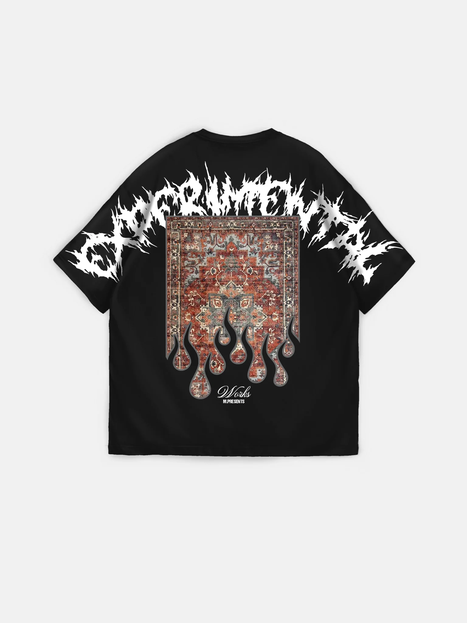Oversize Experimental T-Shirt - Black - Image 8