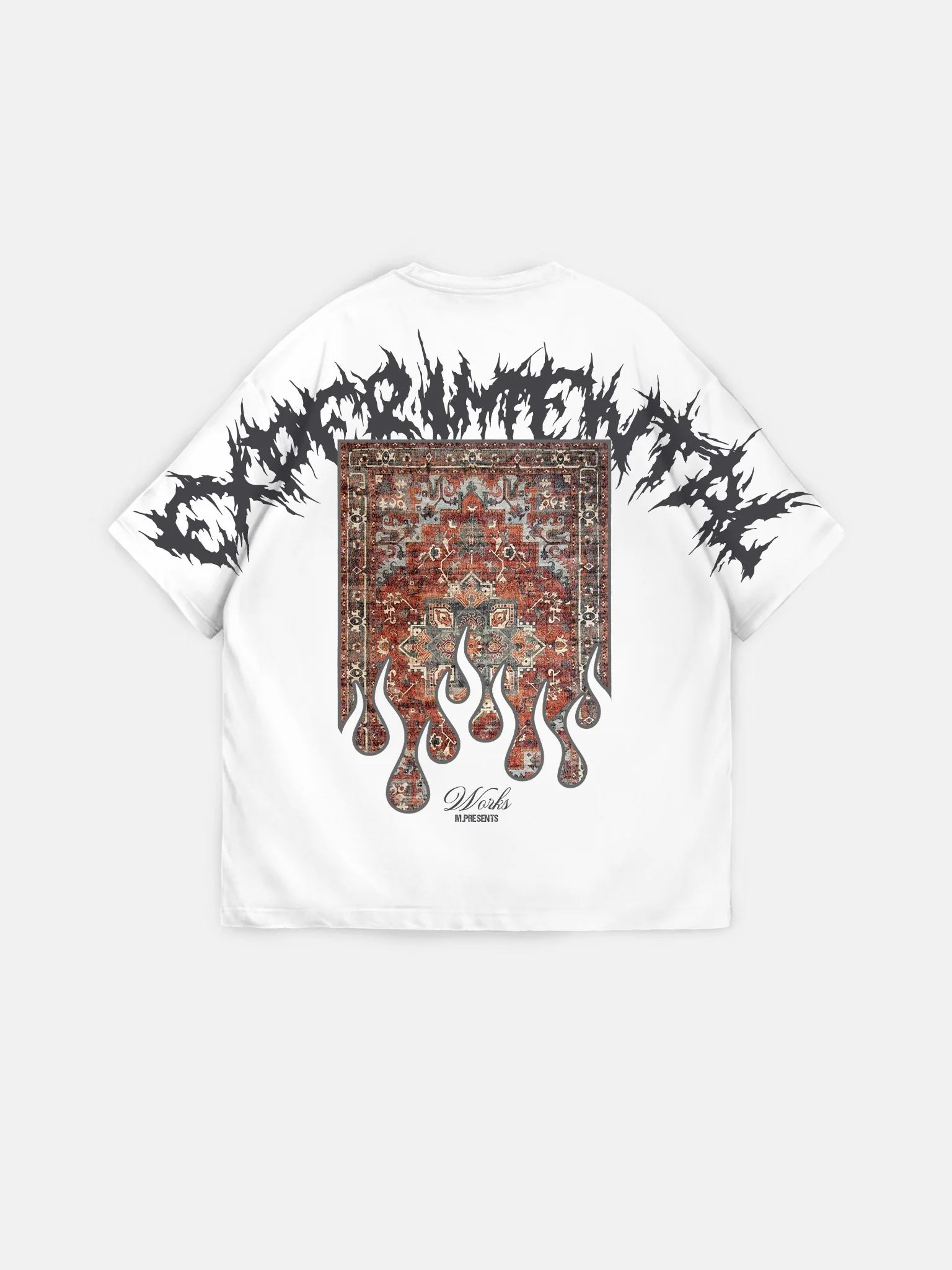 Oversize Experimental T-Shirt - Ecru - Image 7