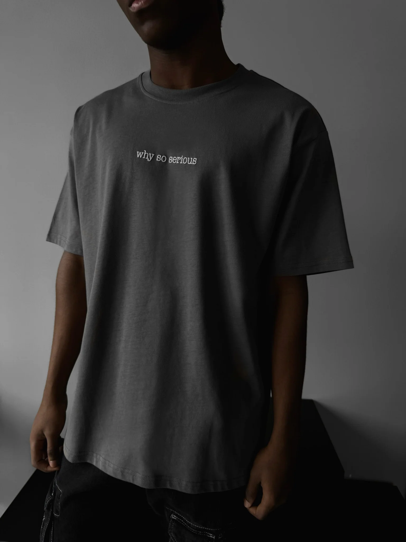 Oversize "Future Memories" T-Shirt - Anthracite - Image 3
